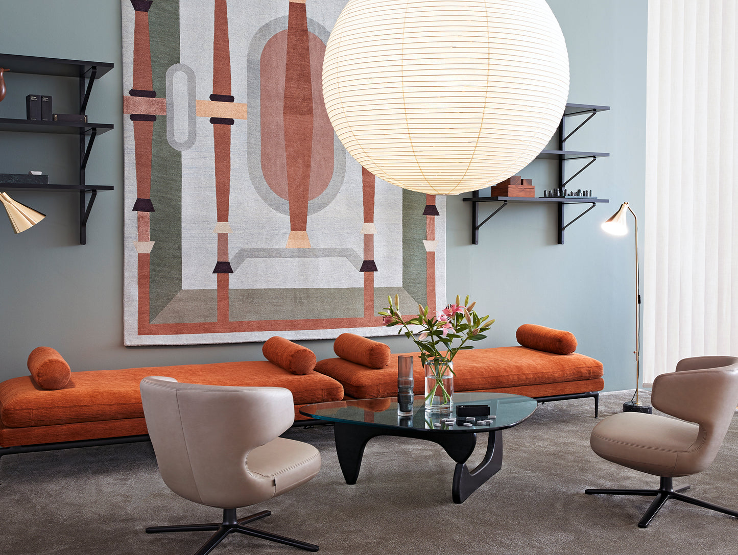 Noguchi Coffee Table by Vitra - Black Ash
