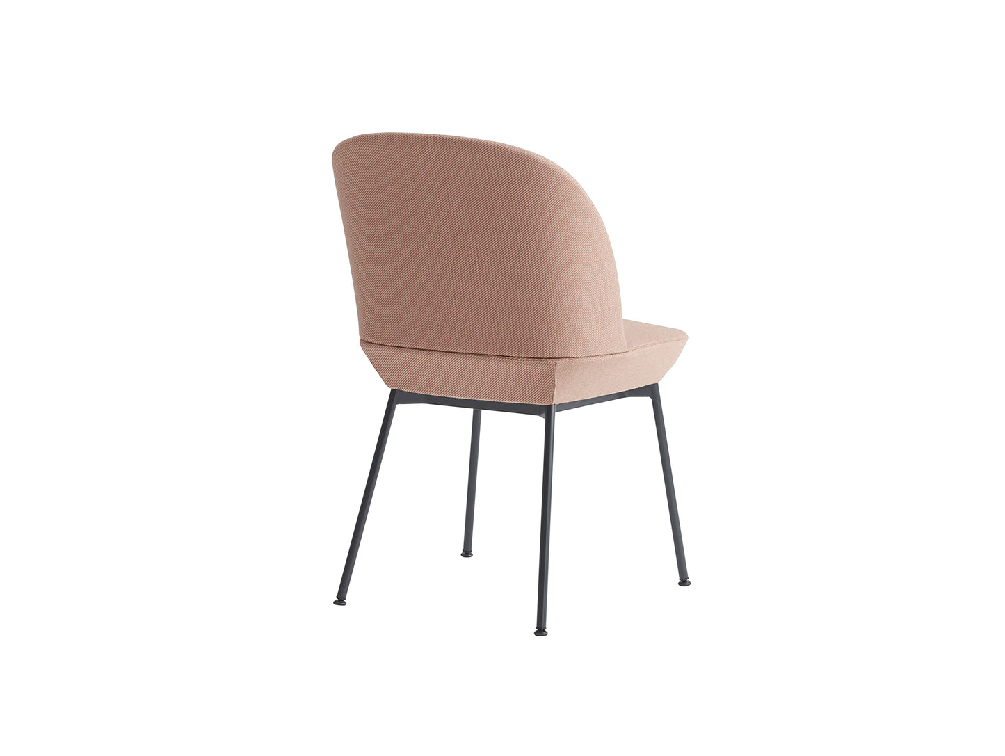 Oslo Side Chair by Muuto - Twill Weave 530 / Black Steel Base