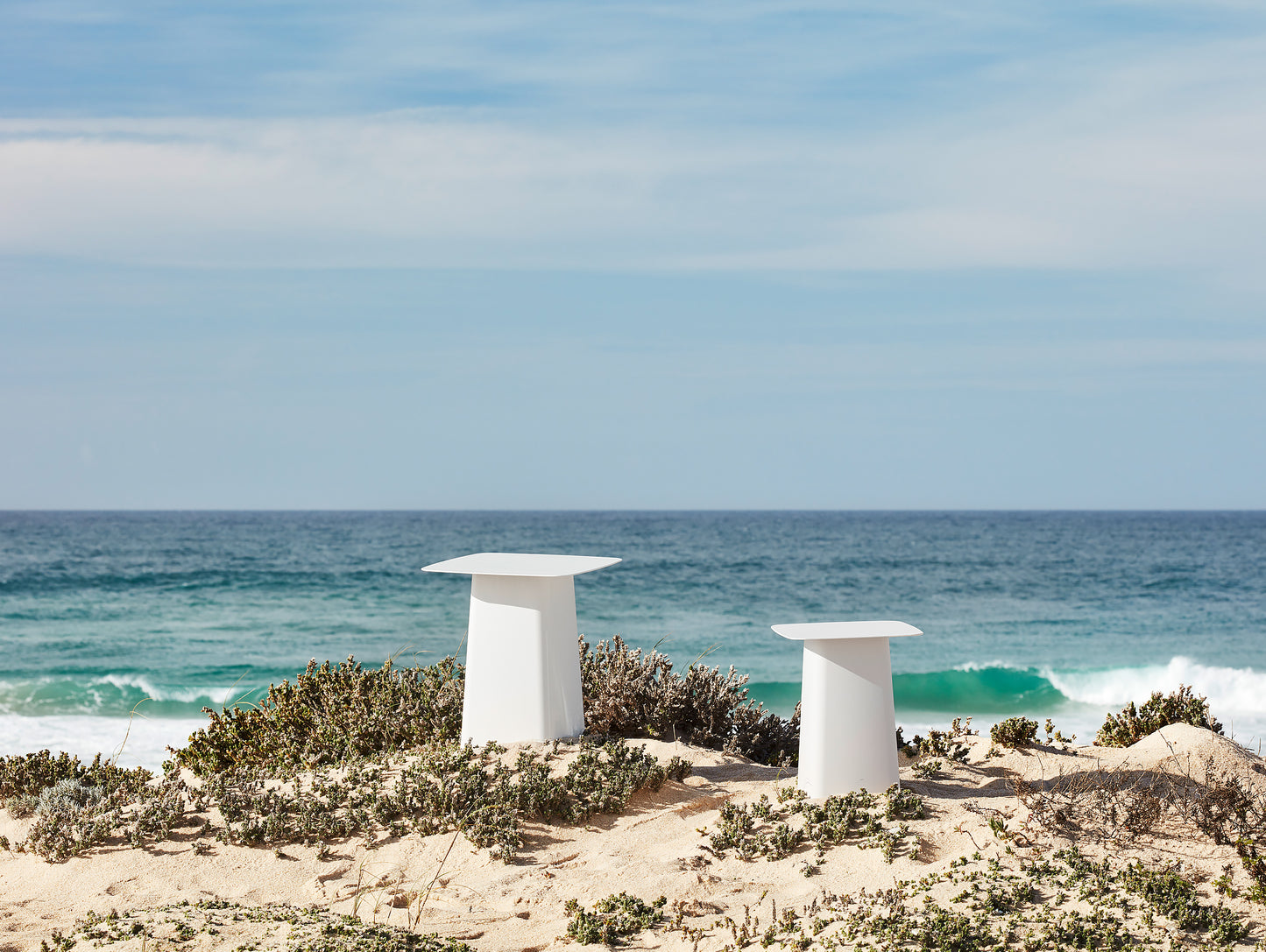 Outdoor Metal Side Table by Vitra - Soft Light