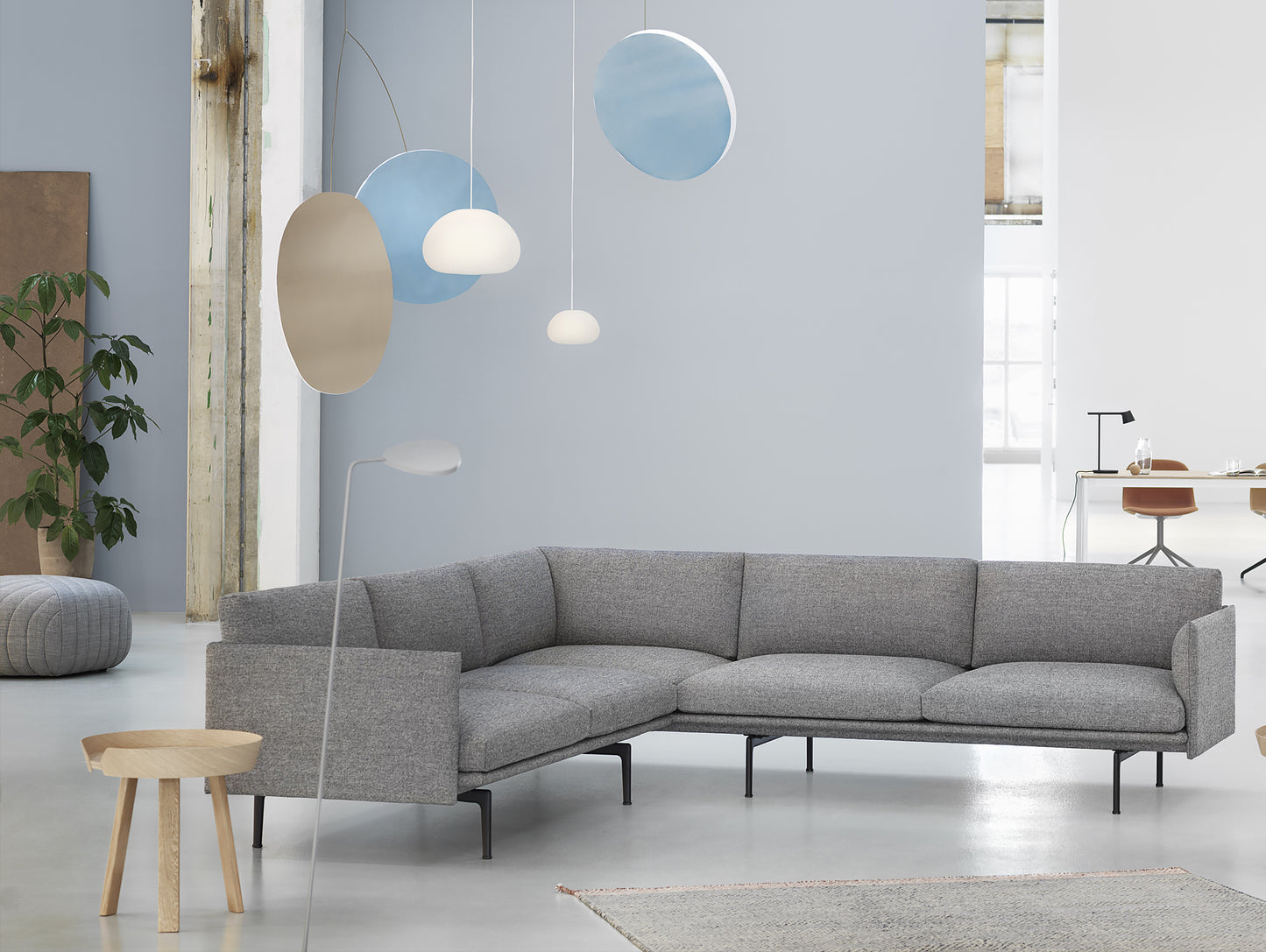 Muuto Outline Corner Sofa - Hallingdal 166