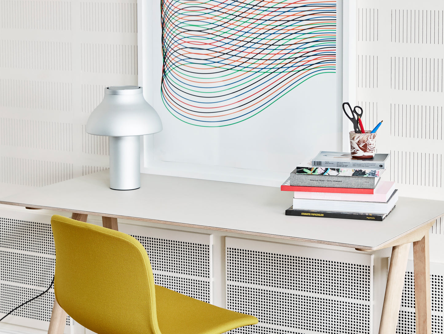 HAY PC Table Lamp - Small, Aluminium