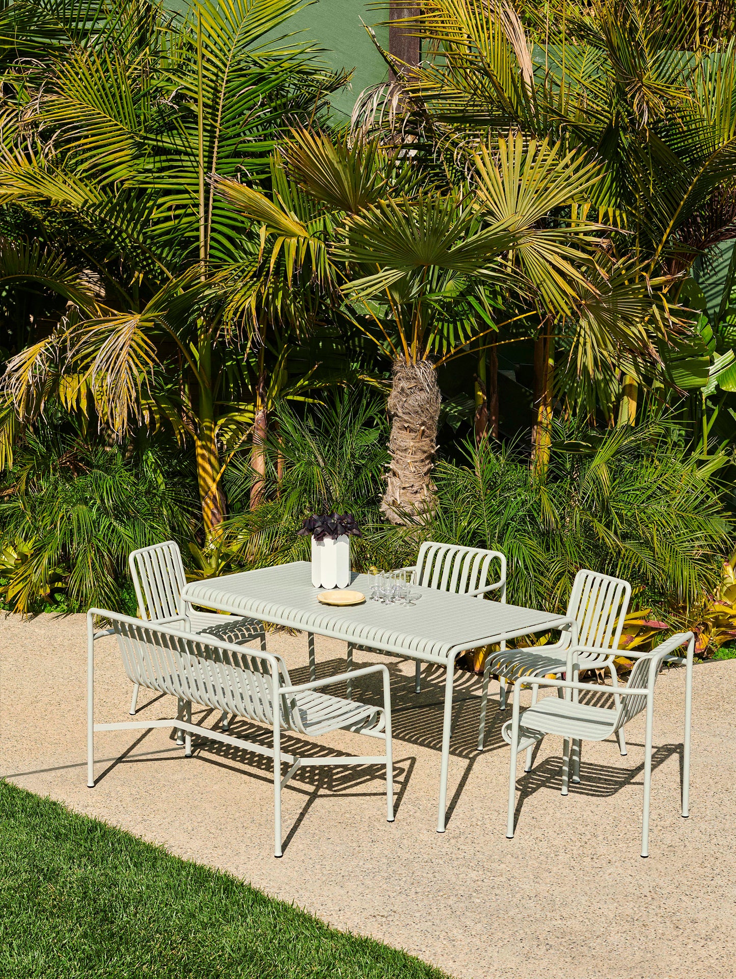 HAY Palissade Table, 160 cm, Sky Grey