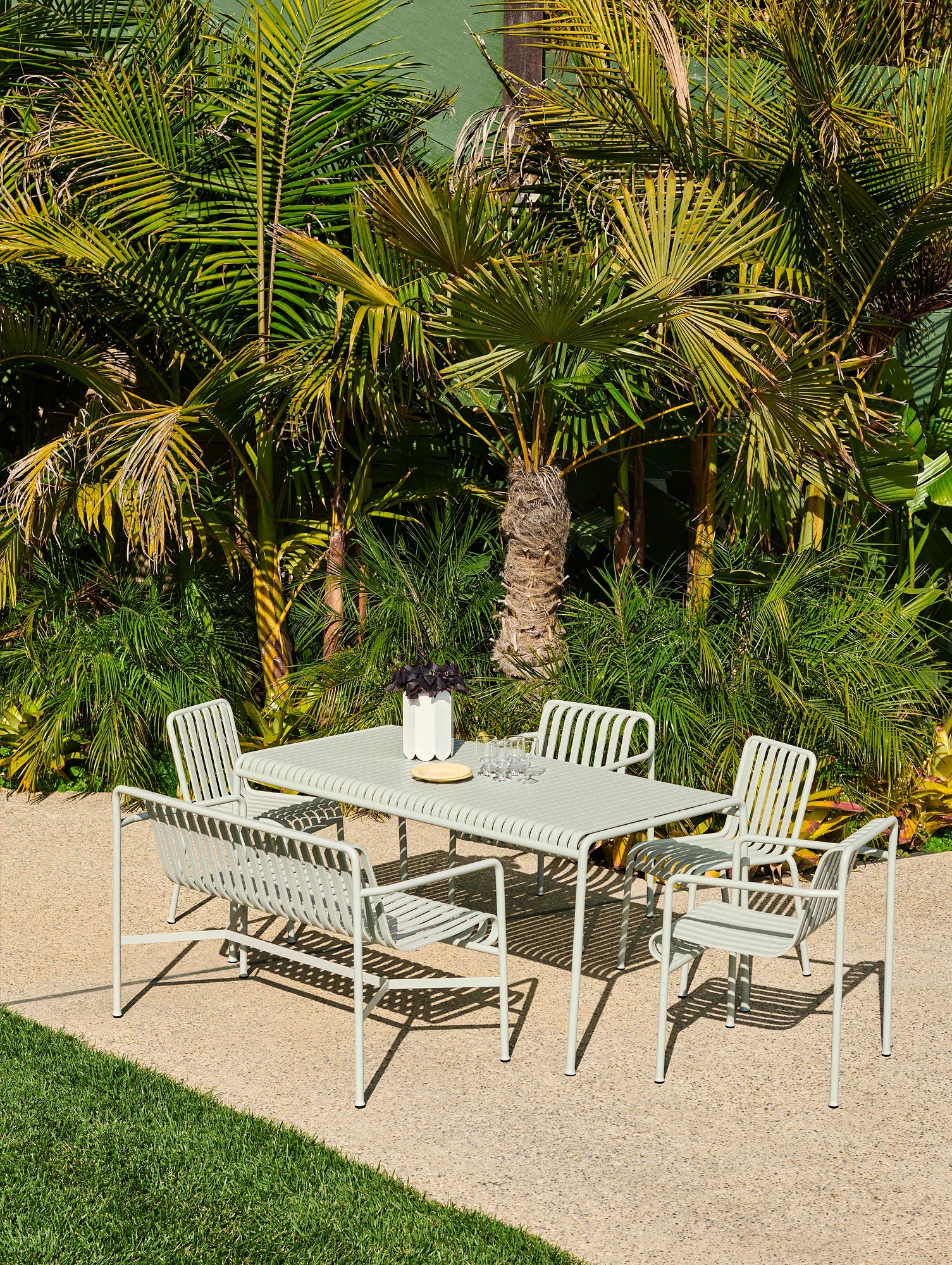 HAY Palissade Table, 160 cm, Sky Grey