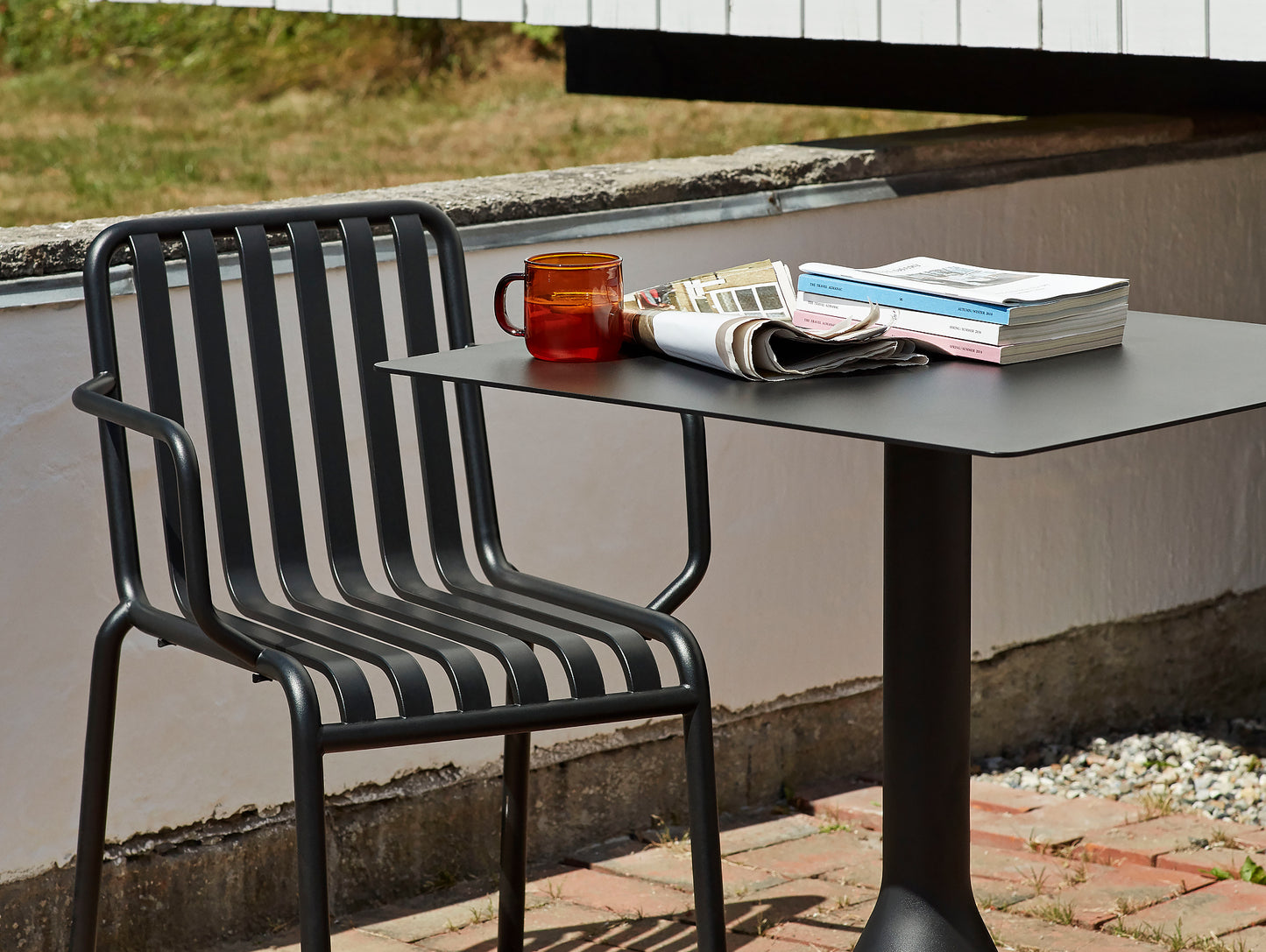 Palissade Armchair by HAY - Anthracite