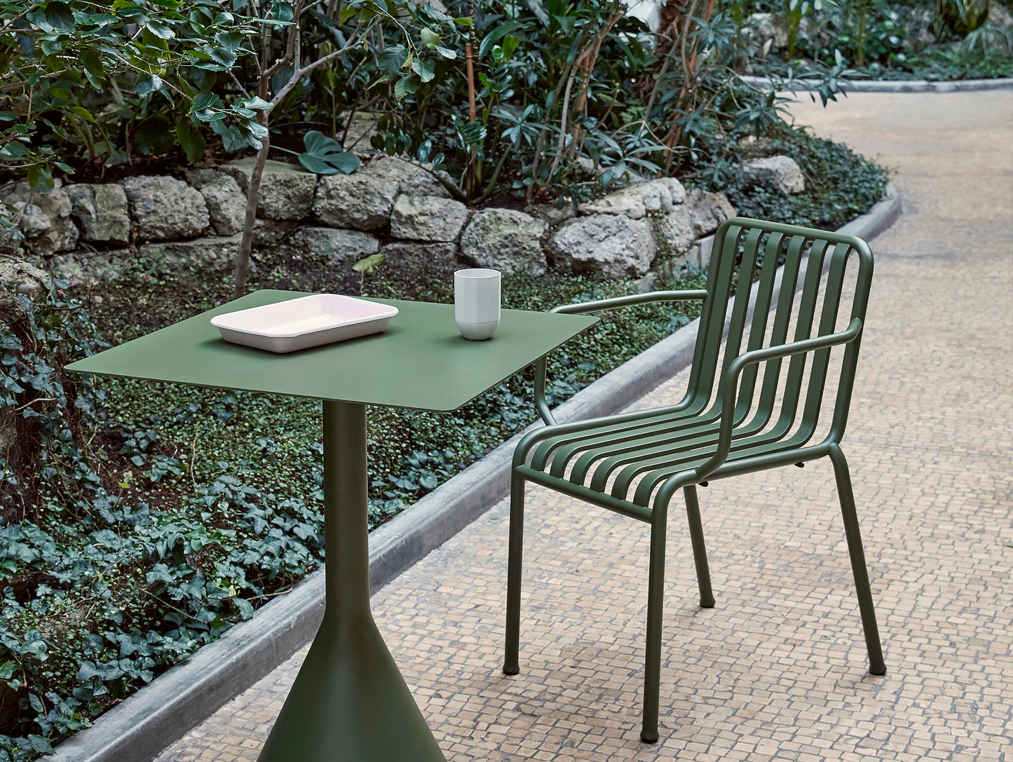 Palissade Armchair by HAY - Olive