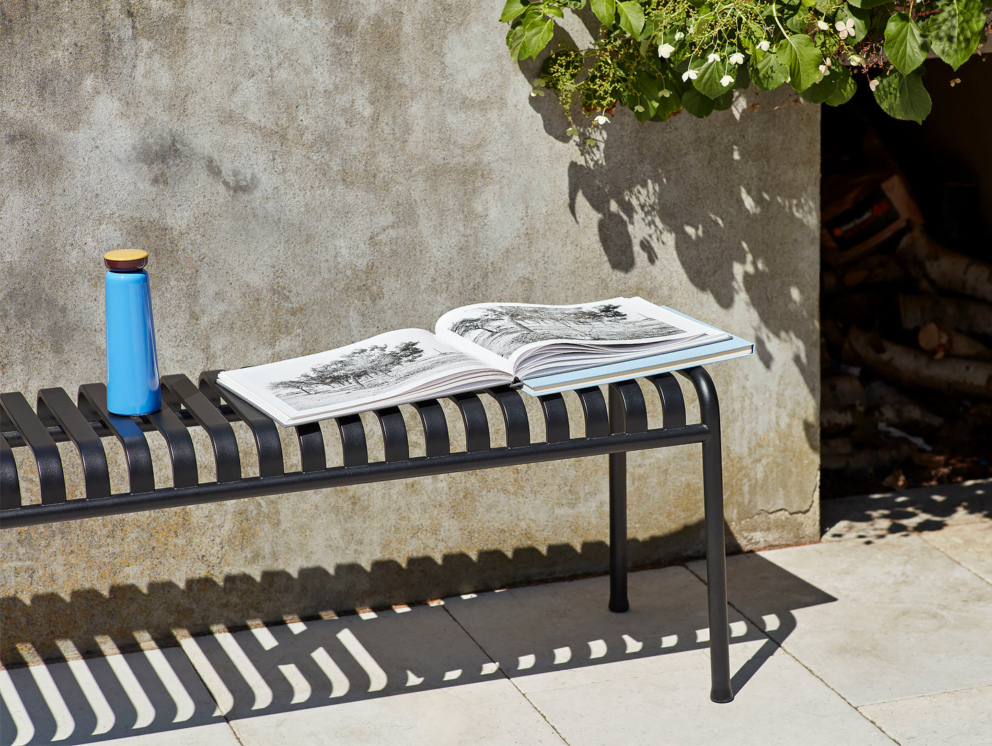 HAY Palissade Bench - Anthracite