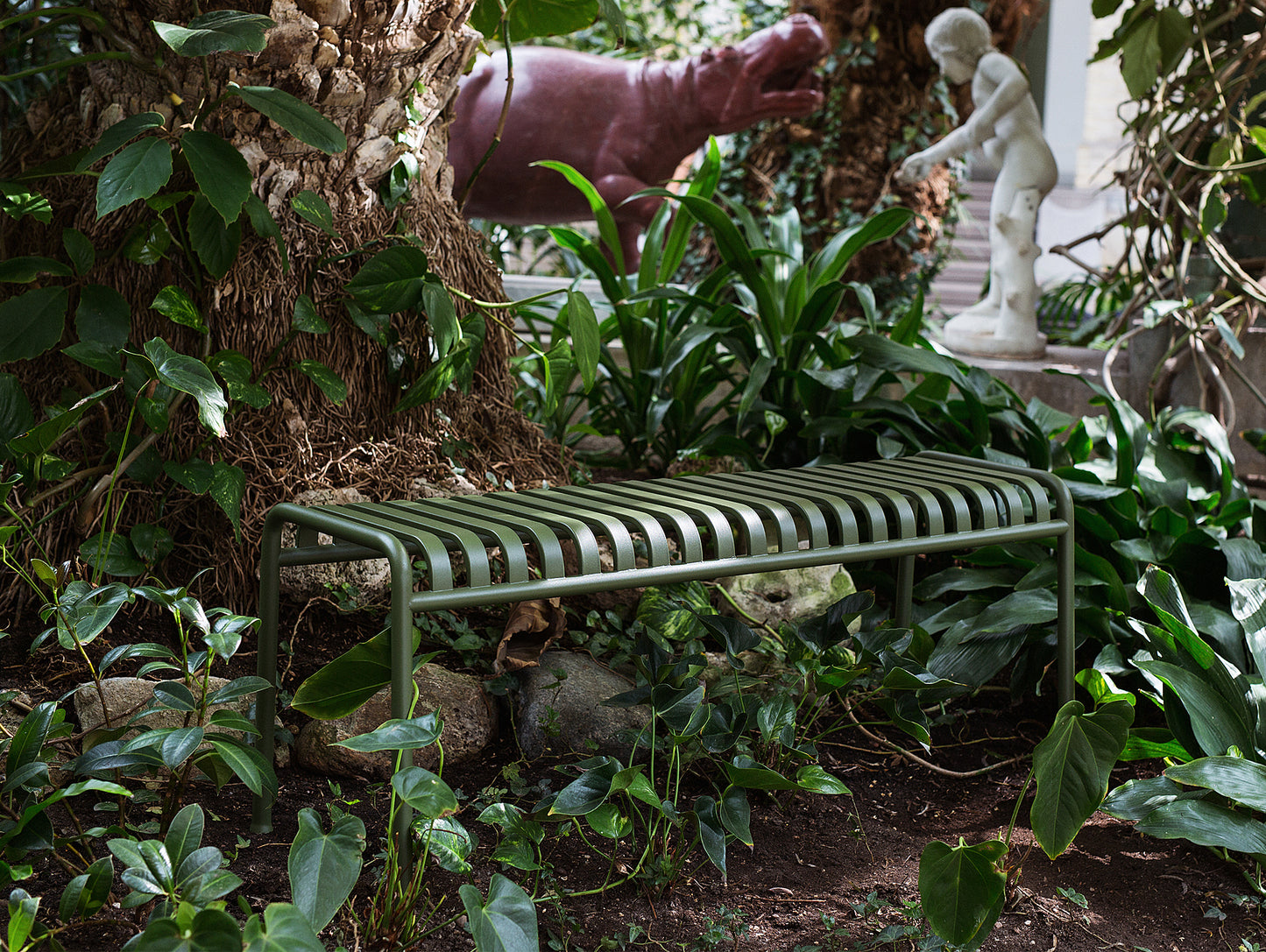 HAY Palissade Bench - Olive