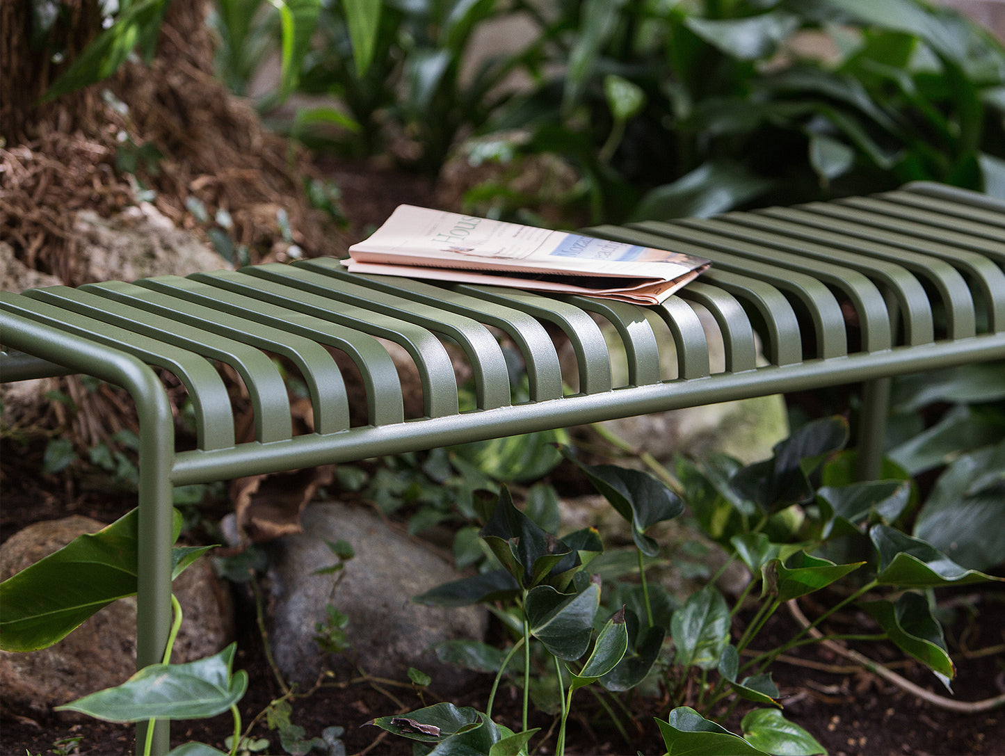 HAY Palissade Bench - Olive