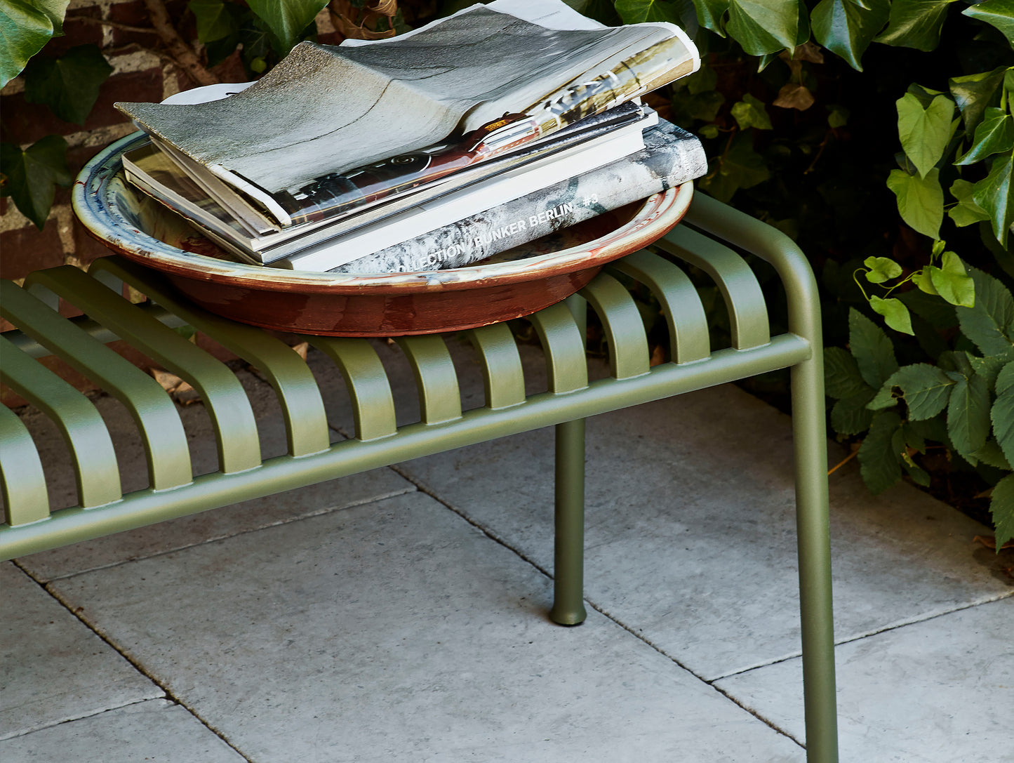 HAY Palissade Bench - Olive