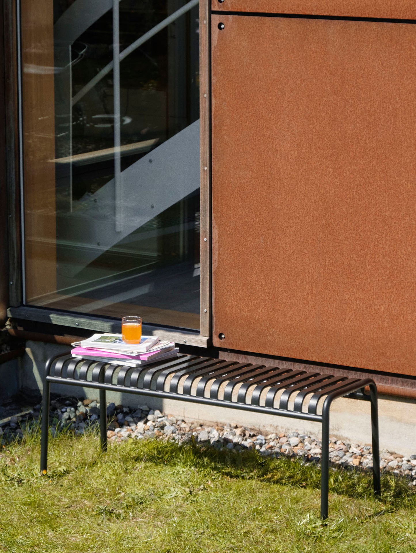 HAY Palissade Bench - Anthracite Palissade