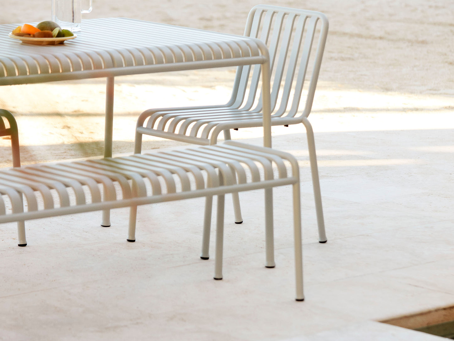 HAY Palissade Bench - Sky Grey