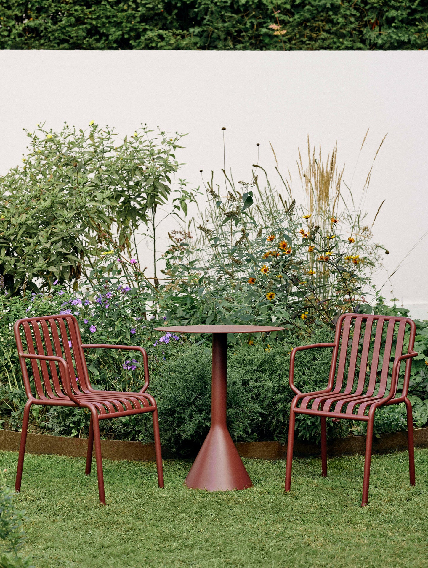 Palissade Armchair by HAY - Iron Red.