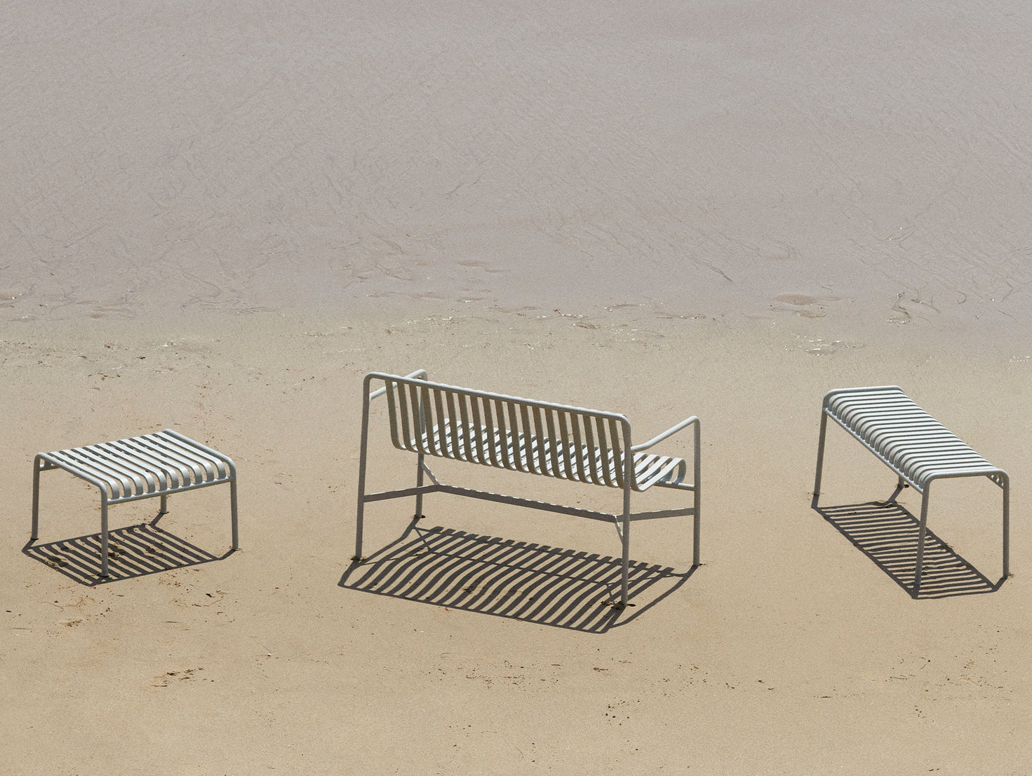 HAY Palissade Bench - Sky Grey