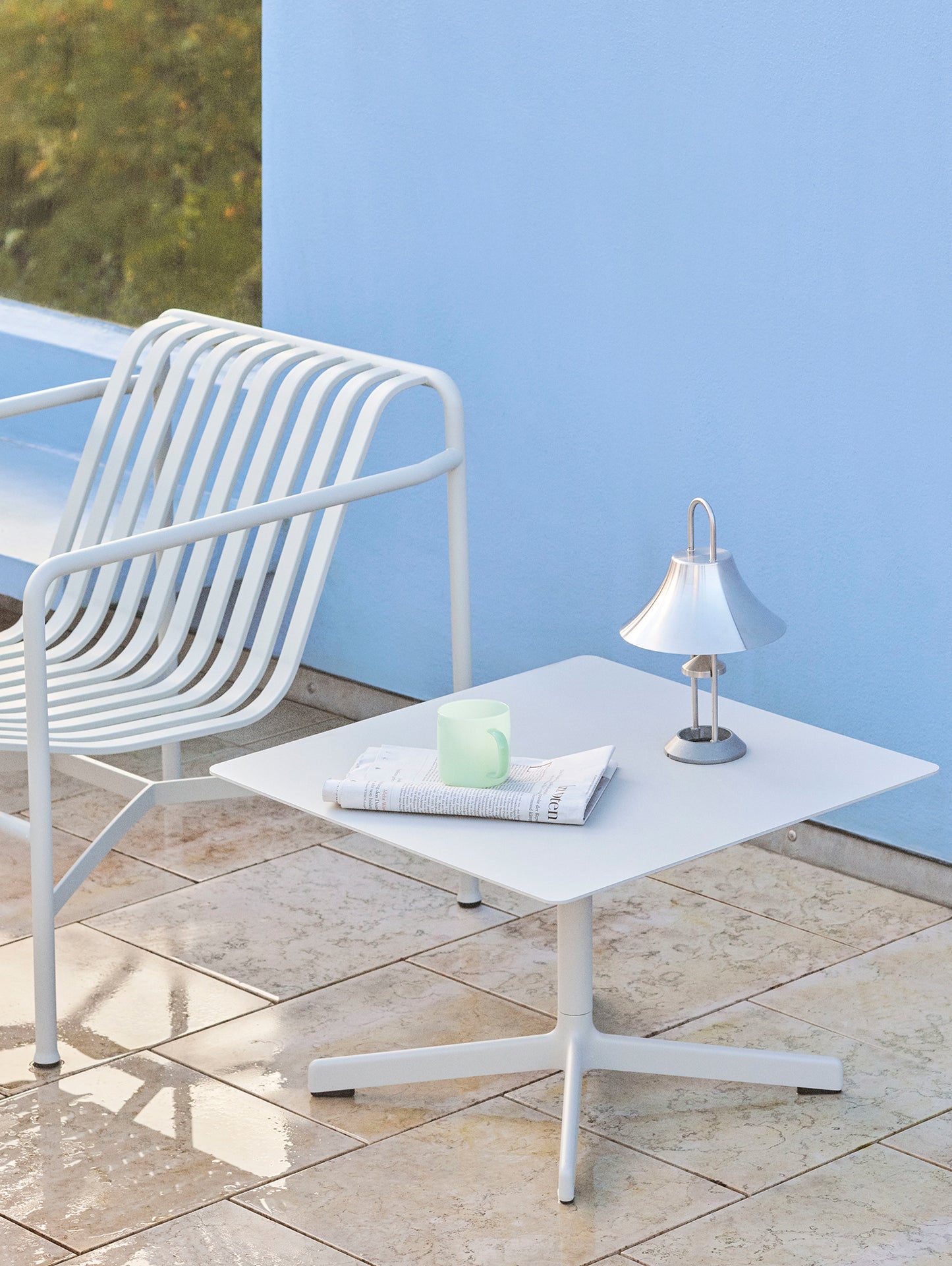 Mousqueton Portable Lamp by HAY - Brushed Stainless Steel