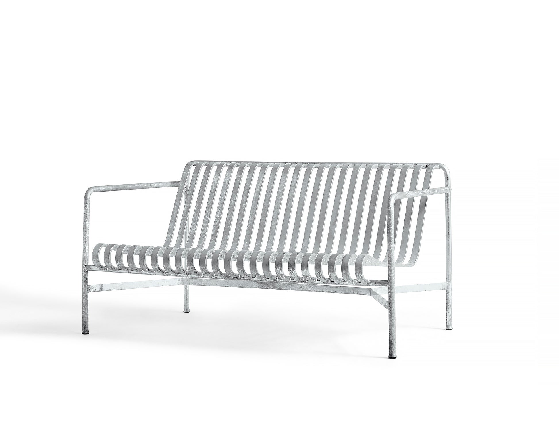 HAY Palissade Lounge Sofa, Hot Galvanised