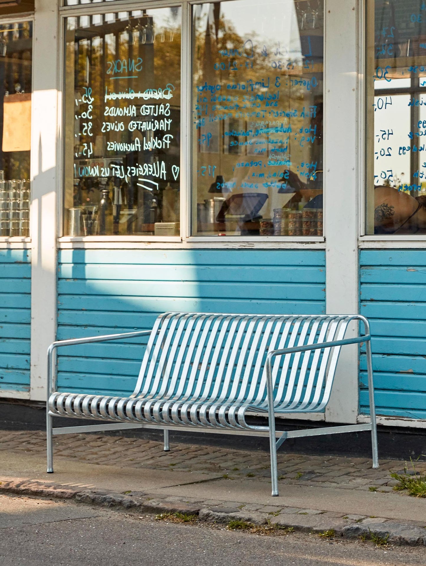 HAY Palissade Lounge Sofa, Hot Galvanised