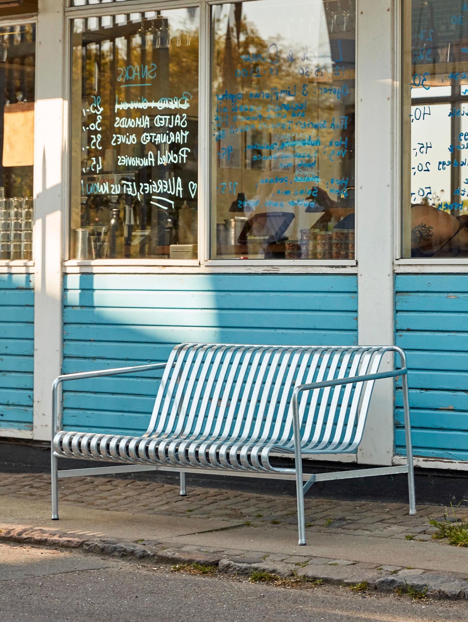 HAY Palissade Lounge Sofa, Hot Galvanised