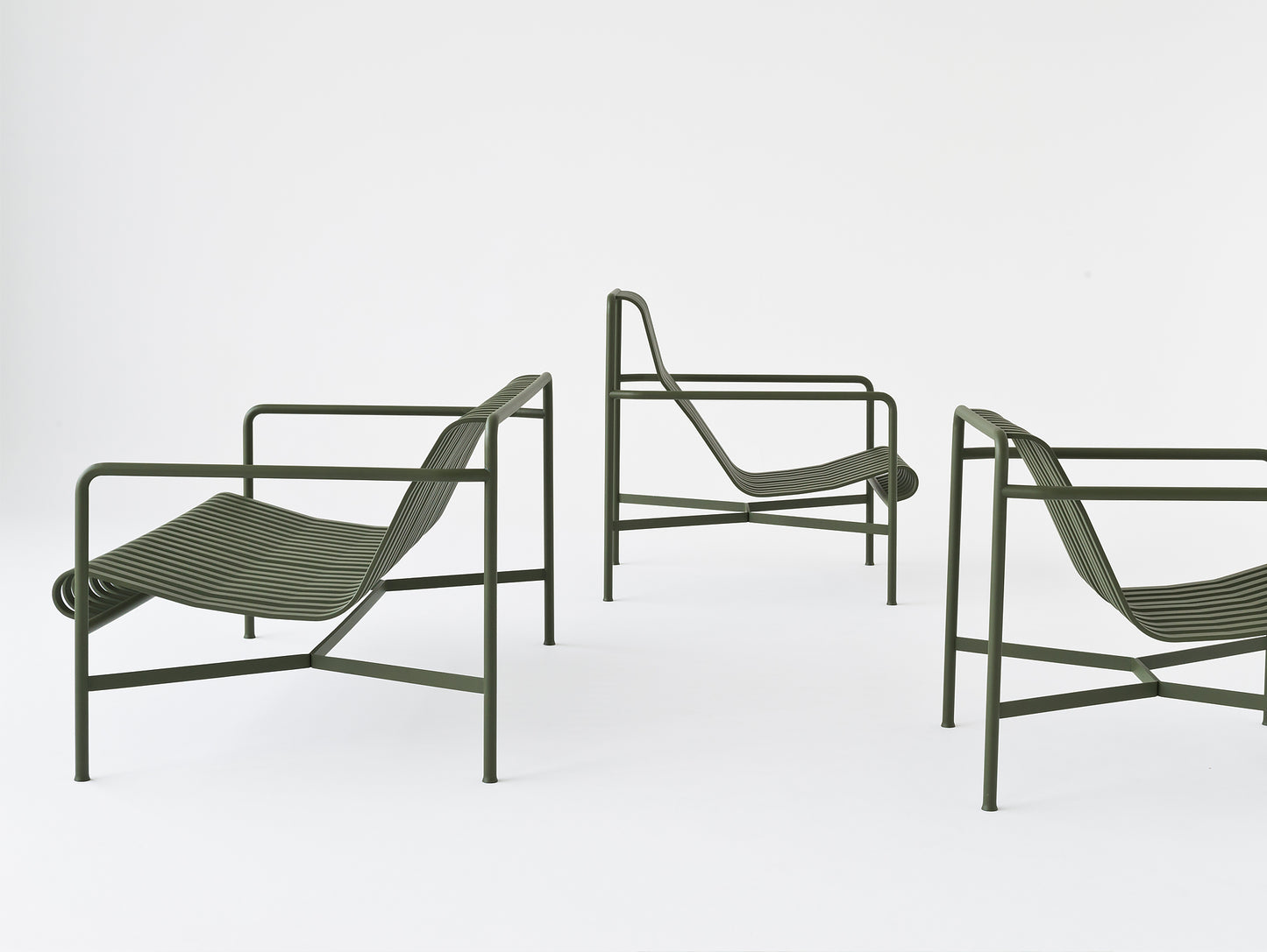 HAY Palissade Lounge Sofa, Olive