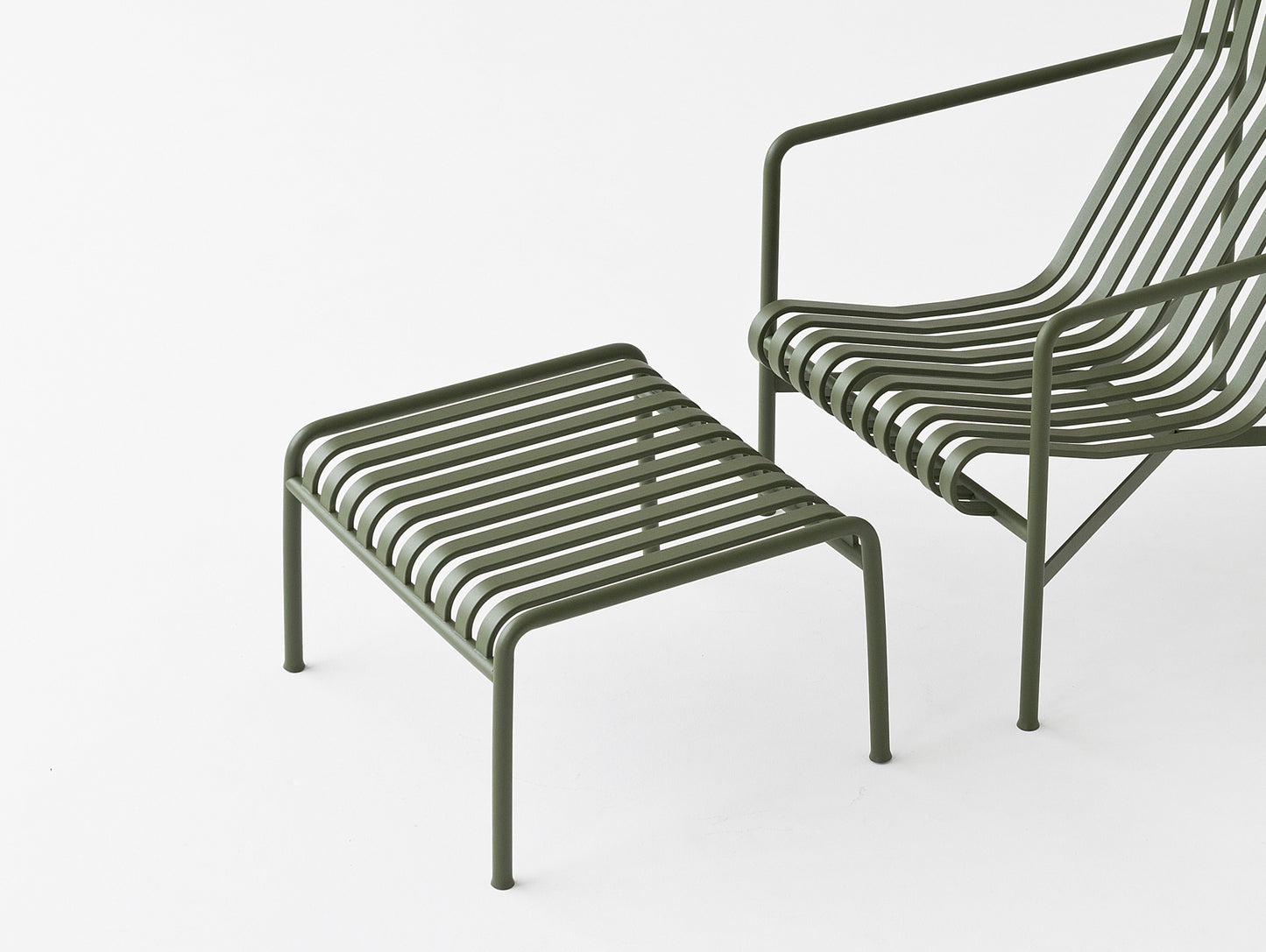 HAY Palissade Ottoman in Olive