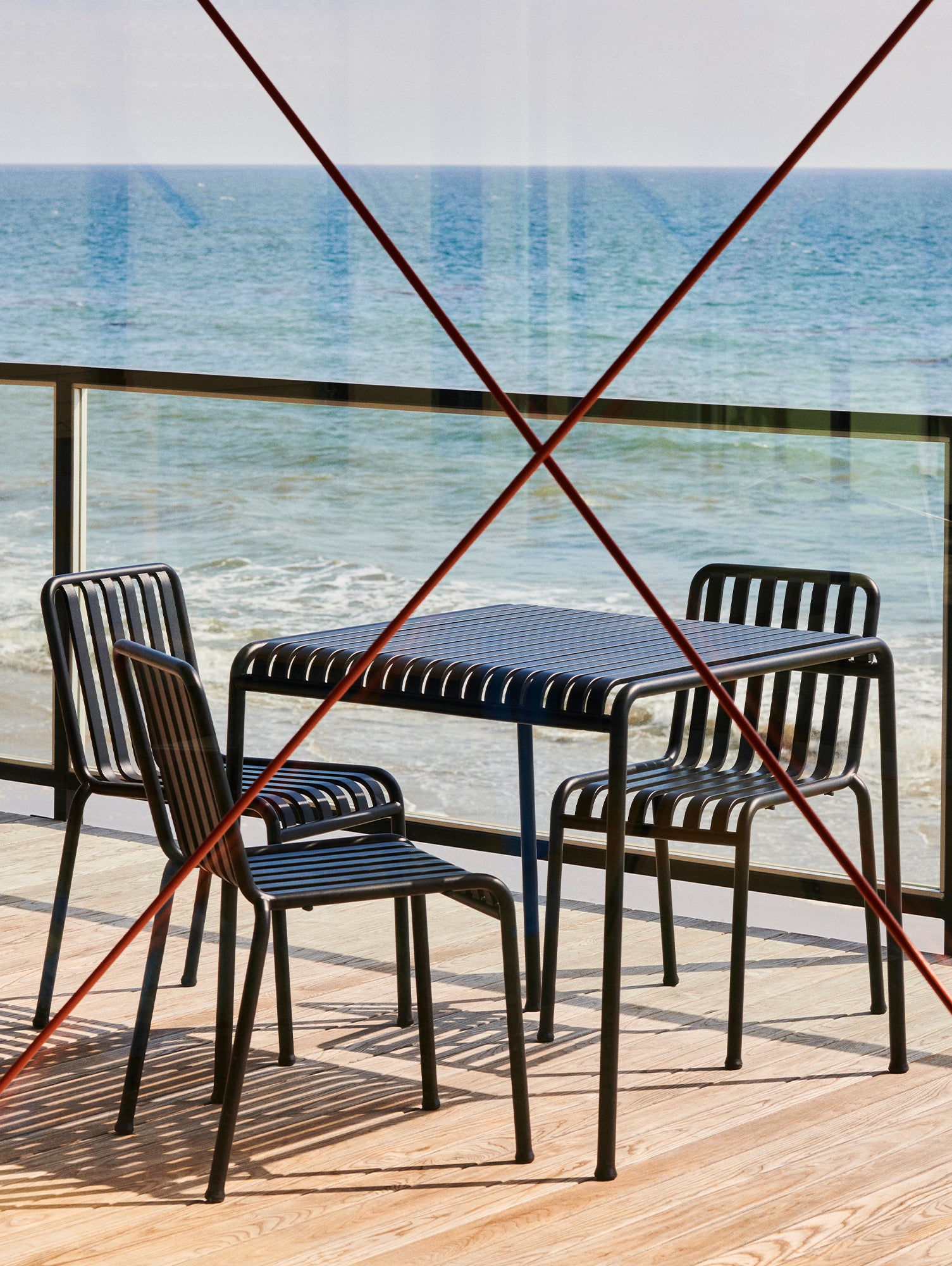 Palissade Chair by HAY - Anthracite