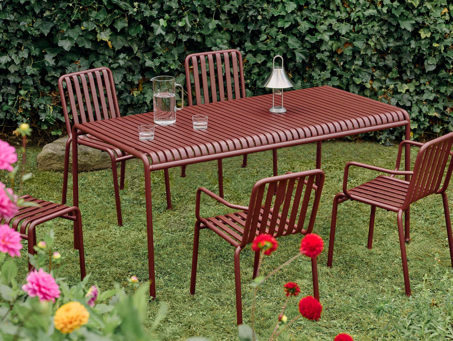 HAY Palissade Table, 160 cm, Iron Red