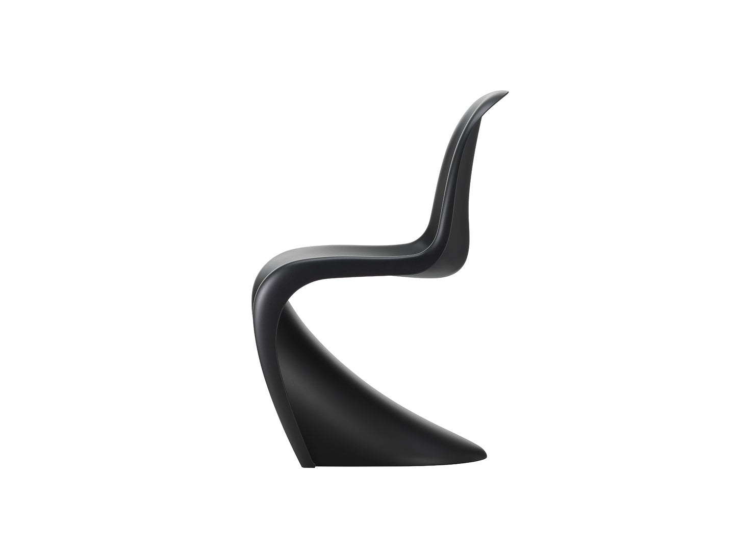 Deep Black Panton Chair by Vitra