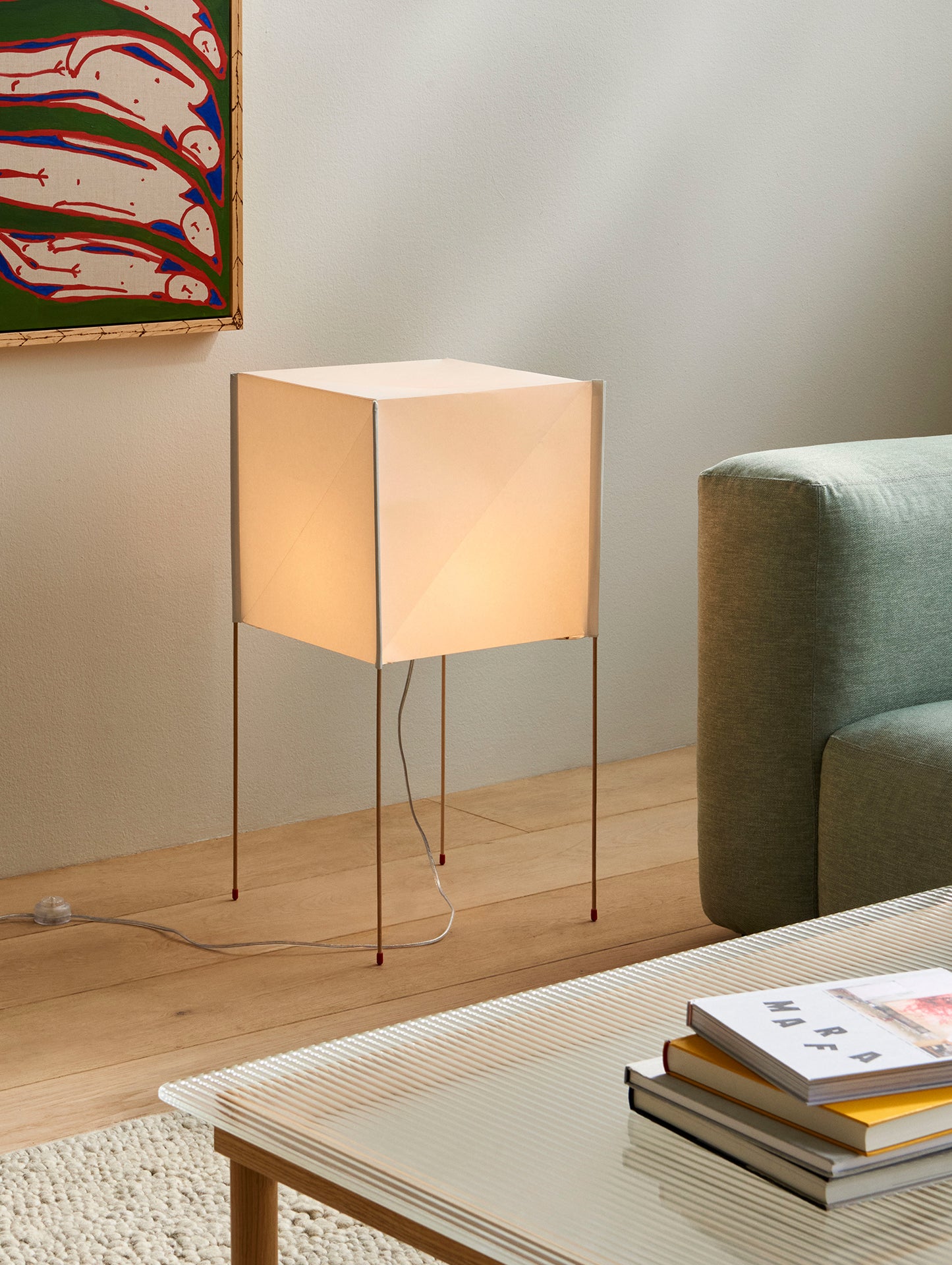 Paper Cube Floor Lamp by HAY