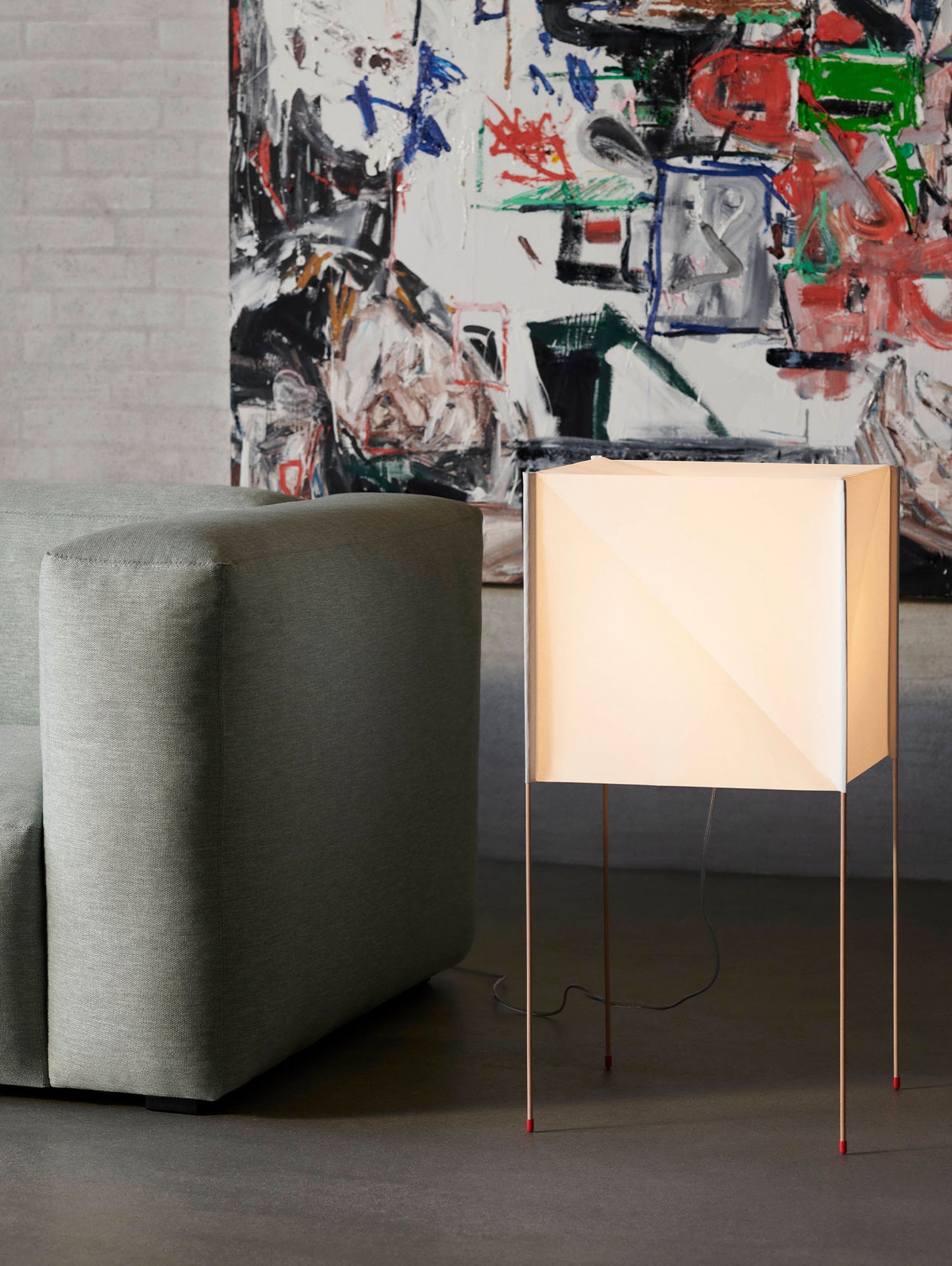 Paper Cube Floor Lamp by HAY