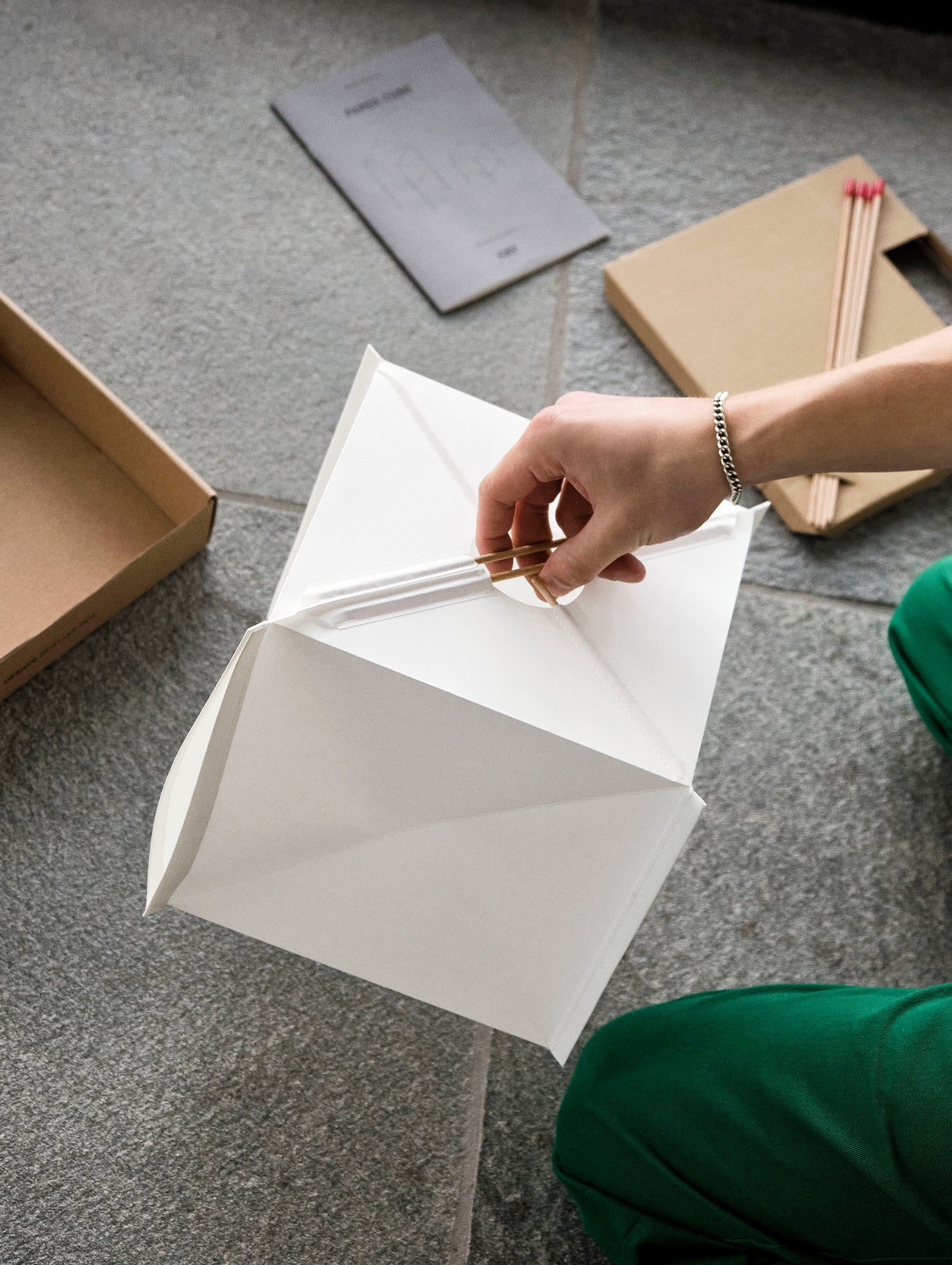 Paper Cube Floor Lamp by HAY