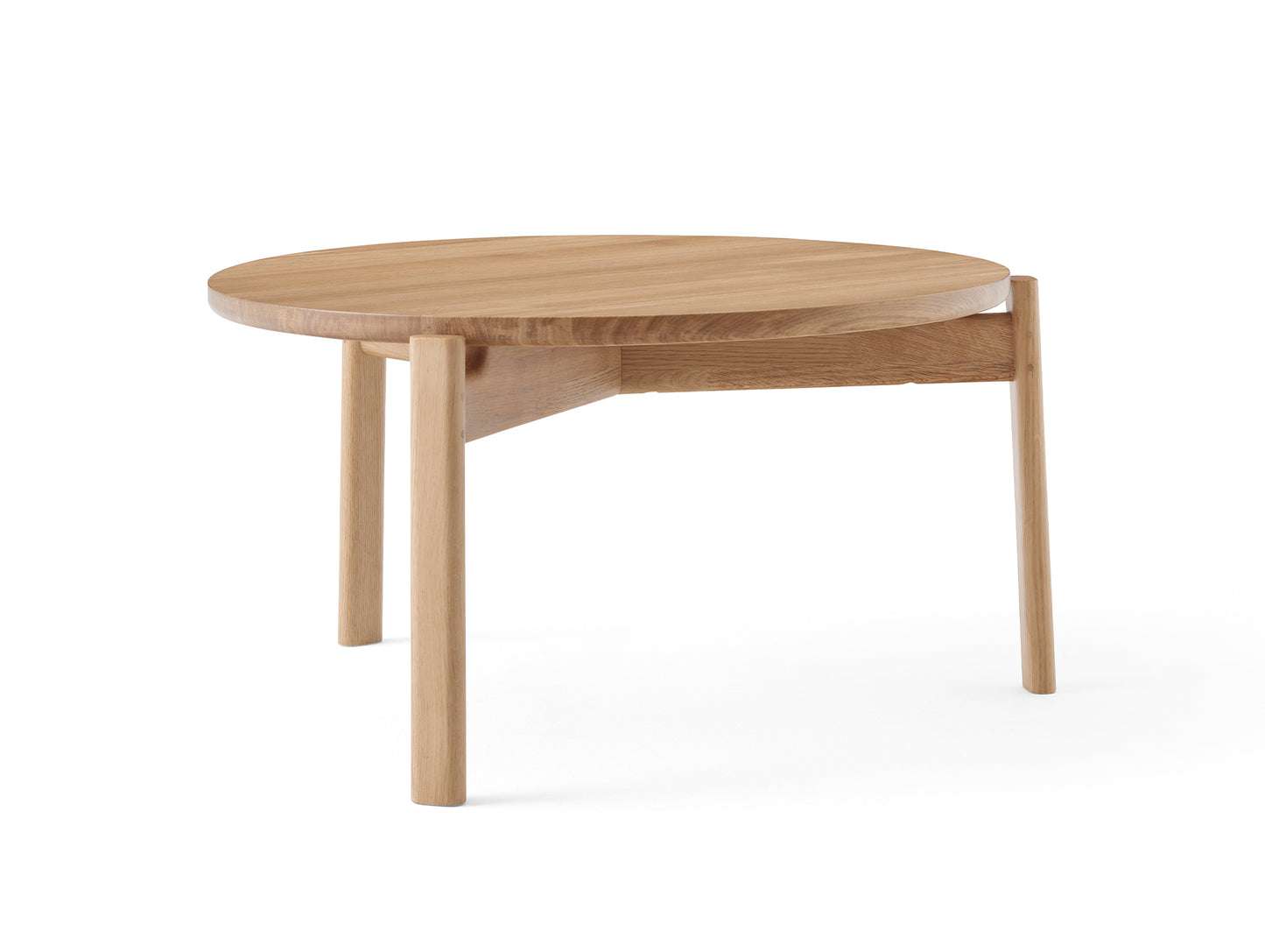 Passage Lounge Table by Menu - D70 cm / natural oak