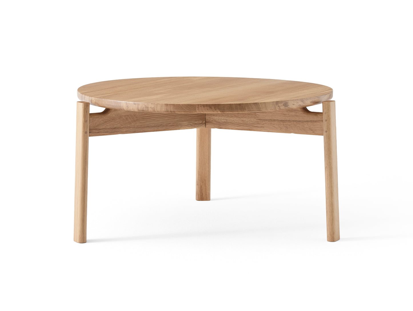 Passage Lounge Table by Menu - D70 cm / natural oak