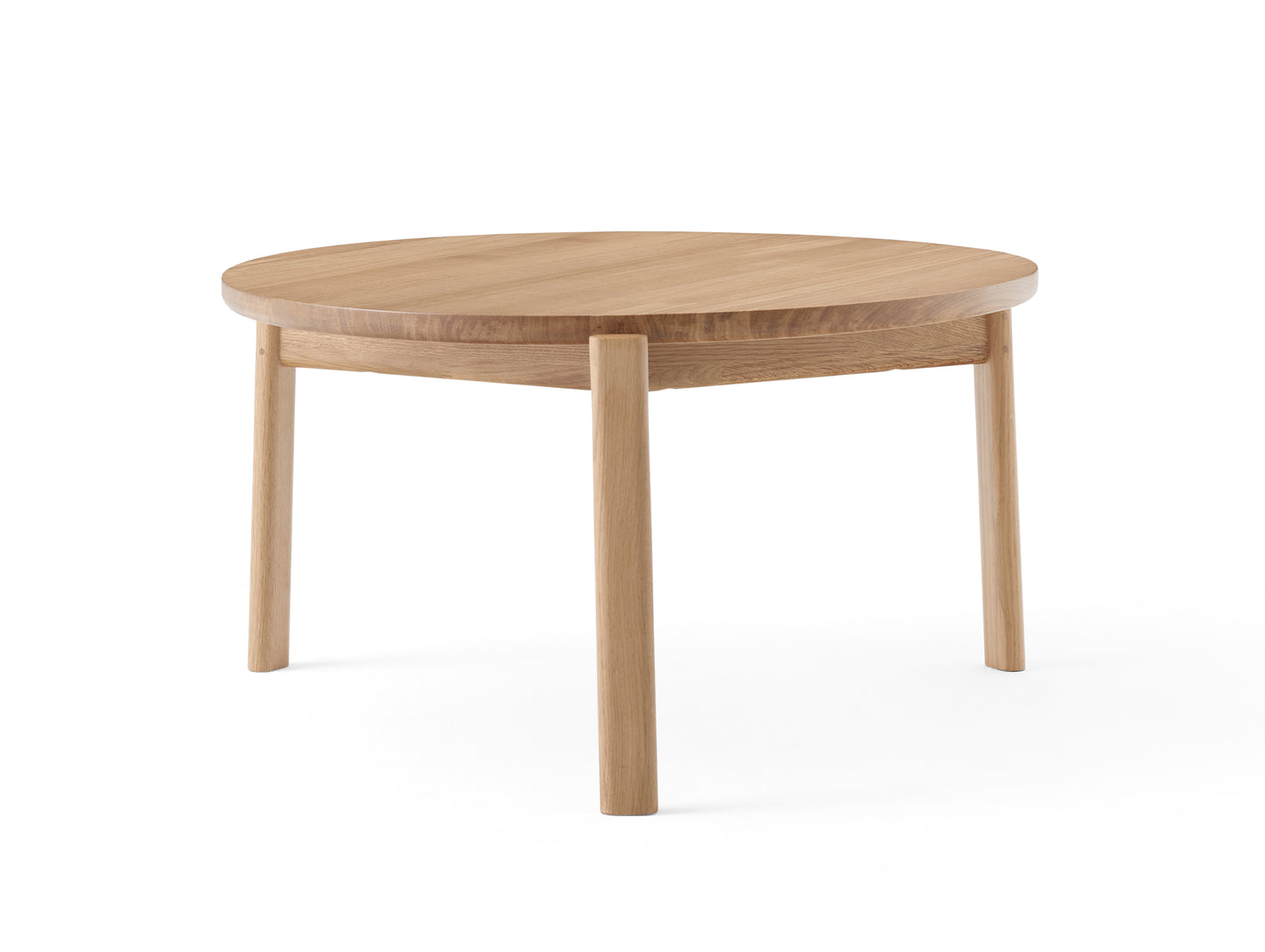 Passage Lounge Table by Menu - D70 cm / natural oak