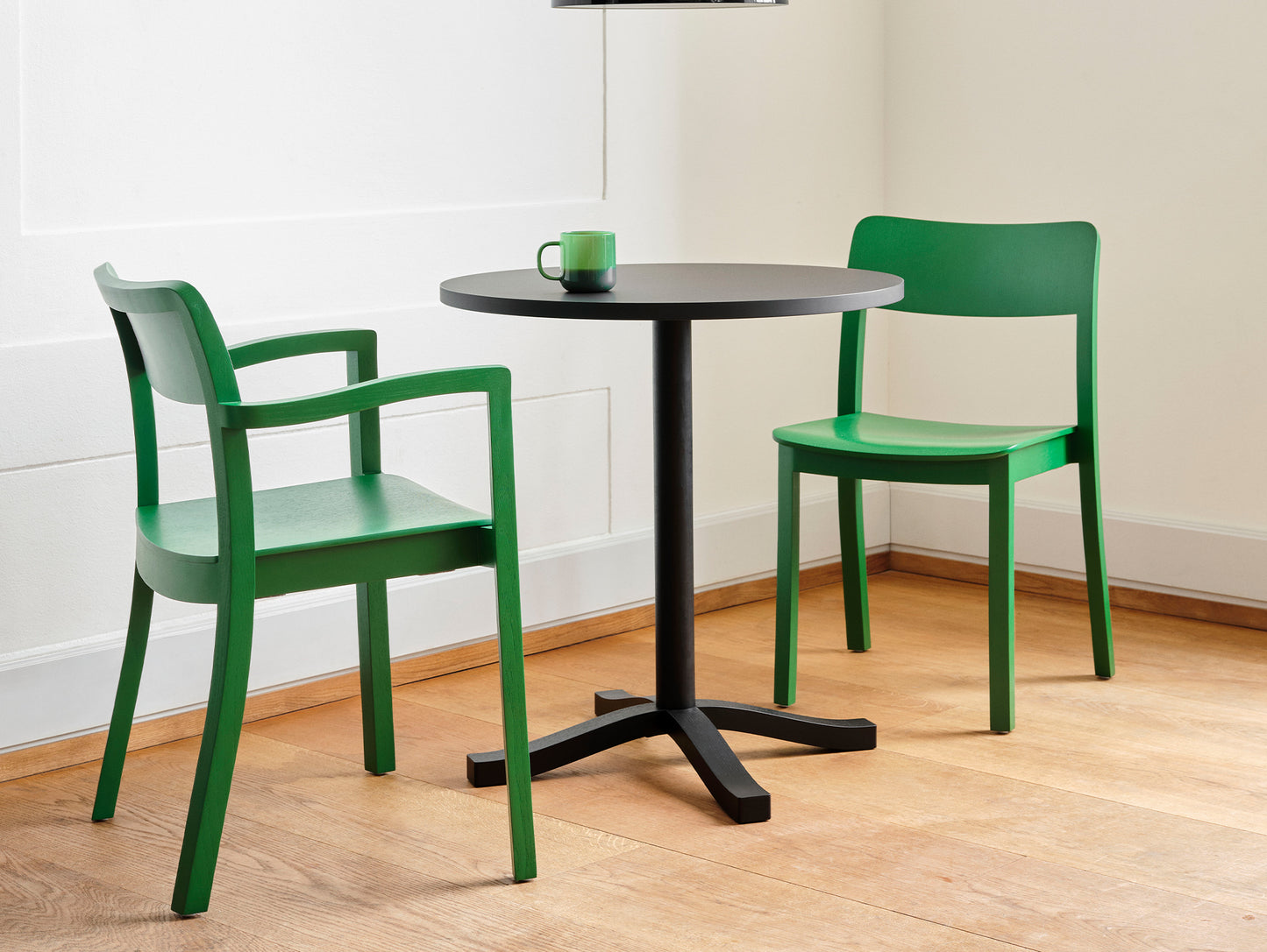 Pastis Chair by HAY - Pine Green Water-Based Lacquered Ash