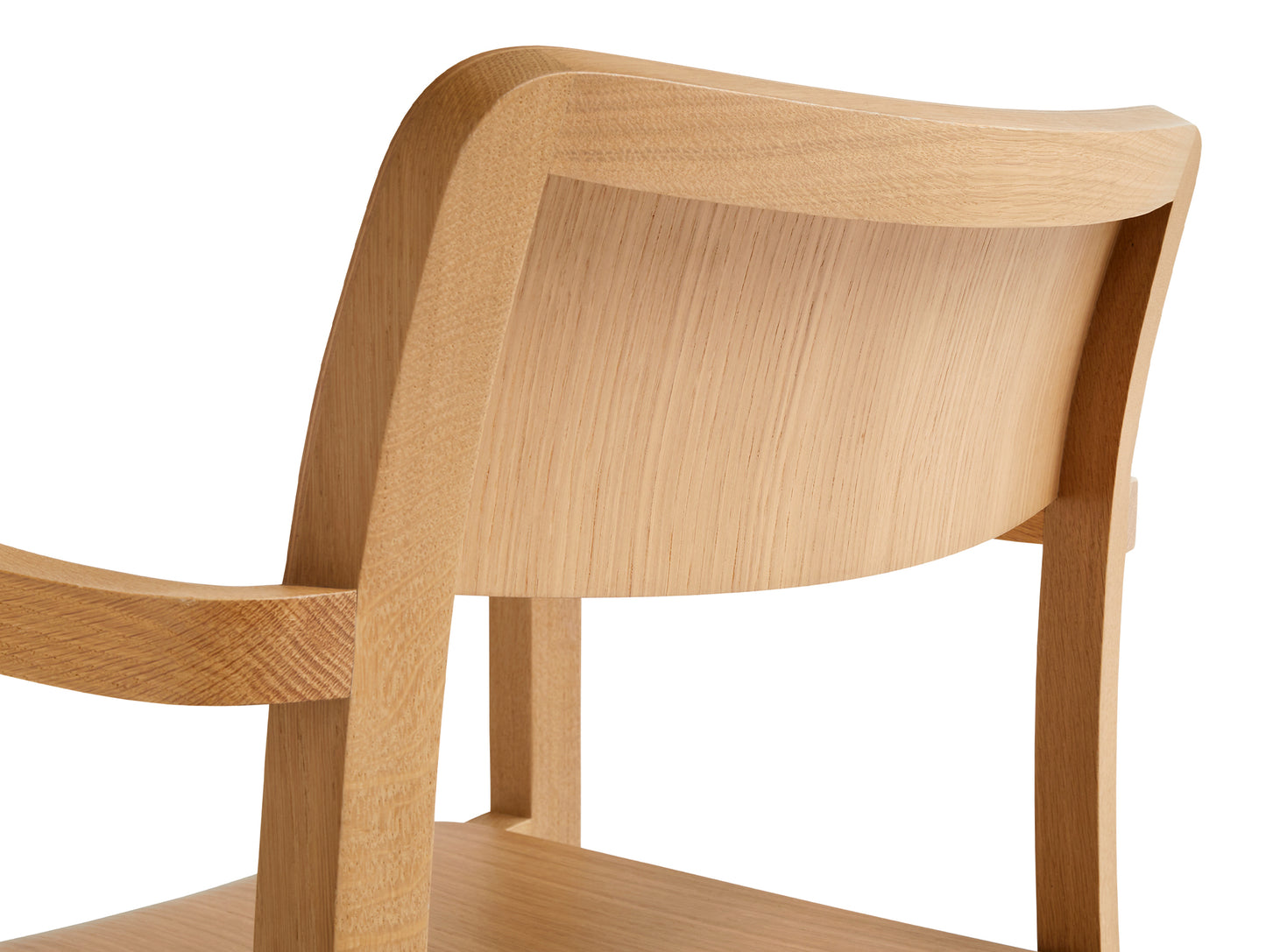 Pastis Chair by HAY - With Armrest / Water-Based Lacquered Oak