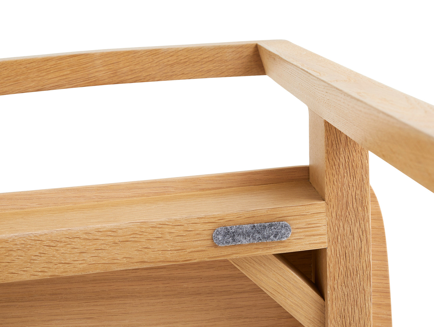 Pastis Chair by HAY - With Armrest / Water-Based Lacquered Oak