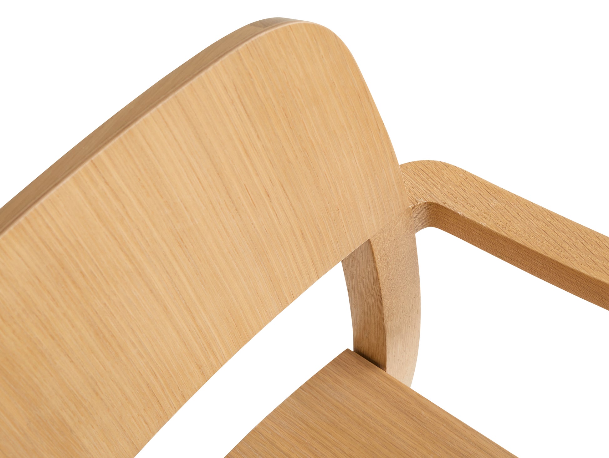 Pastis Chair by HAY - With Armrest / Water-Based Lacquered Oak