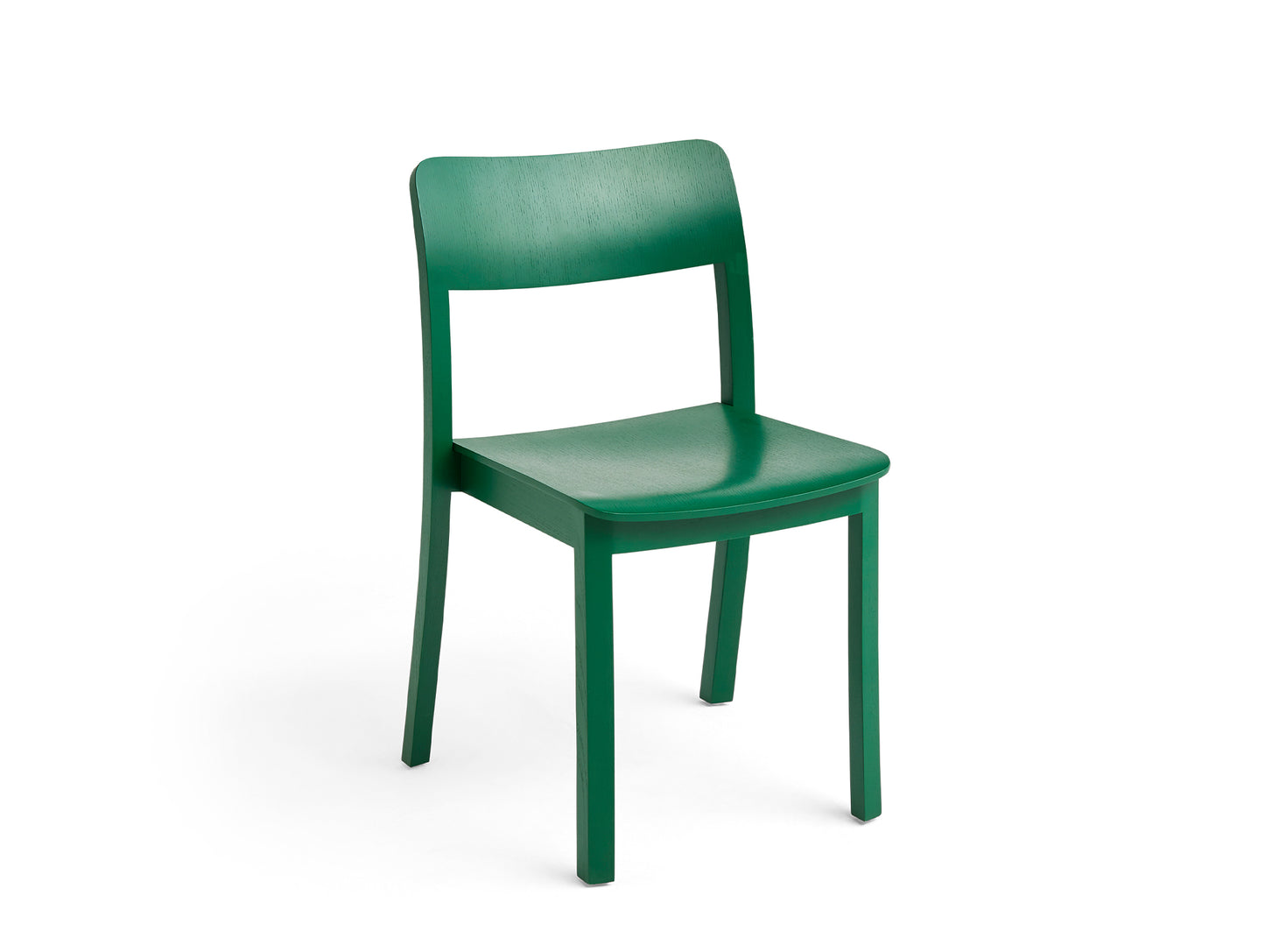 Pastis Chair by HAY - Without Armrest / Pine Green Water-Based Lacquered Ash