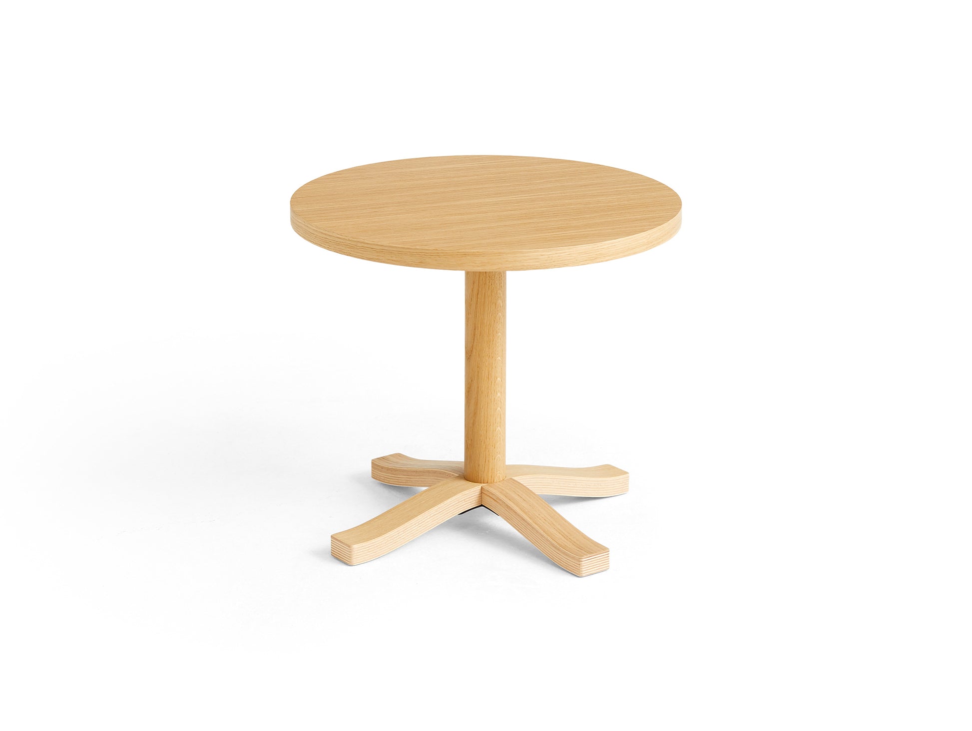 Pastis Table by HAY - Diameter: 46 cm / Height: 40 cm / Water-Based Lacquered Oak