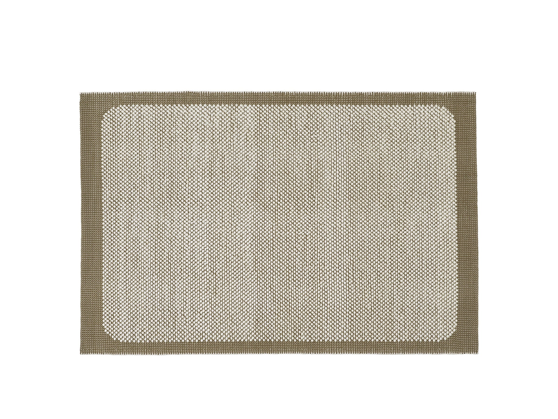 Large Brown Green Pebble Rug by Muuto