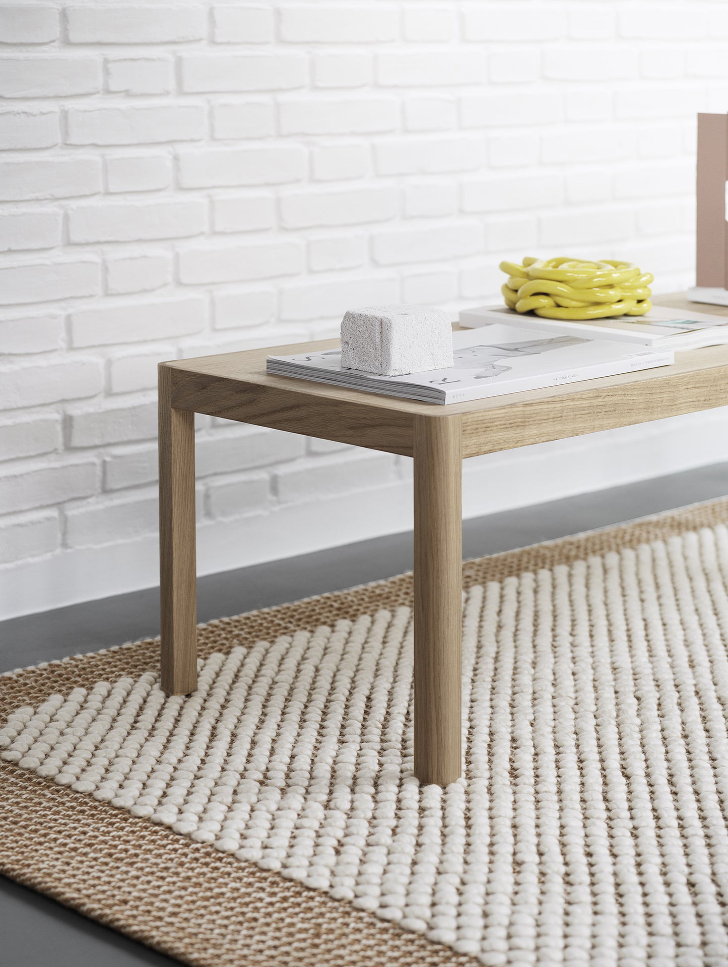 Workshop Coffee Table by Muuto - 120 x 43 cm / Lacquered Oak