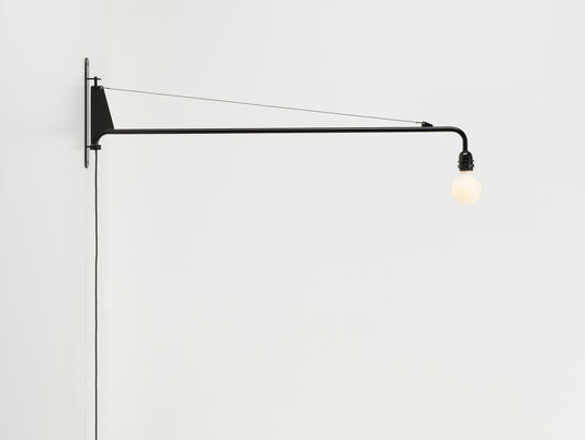 Vitra Jean Prouvé Petite Potence Lamp - Deep Black