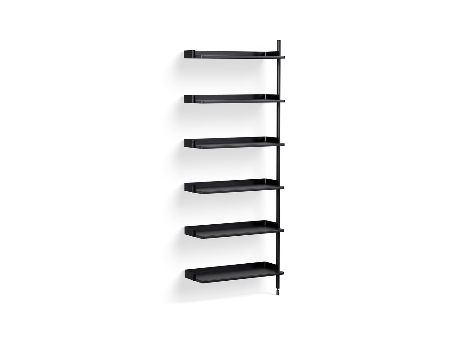 Pier System 100 Add-ons by HAY - Black Anodised Aluminium Uprights / PS Black 