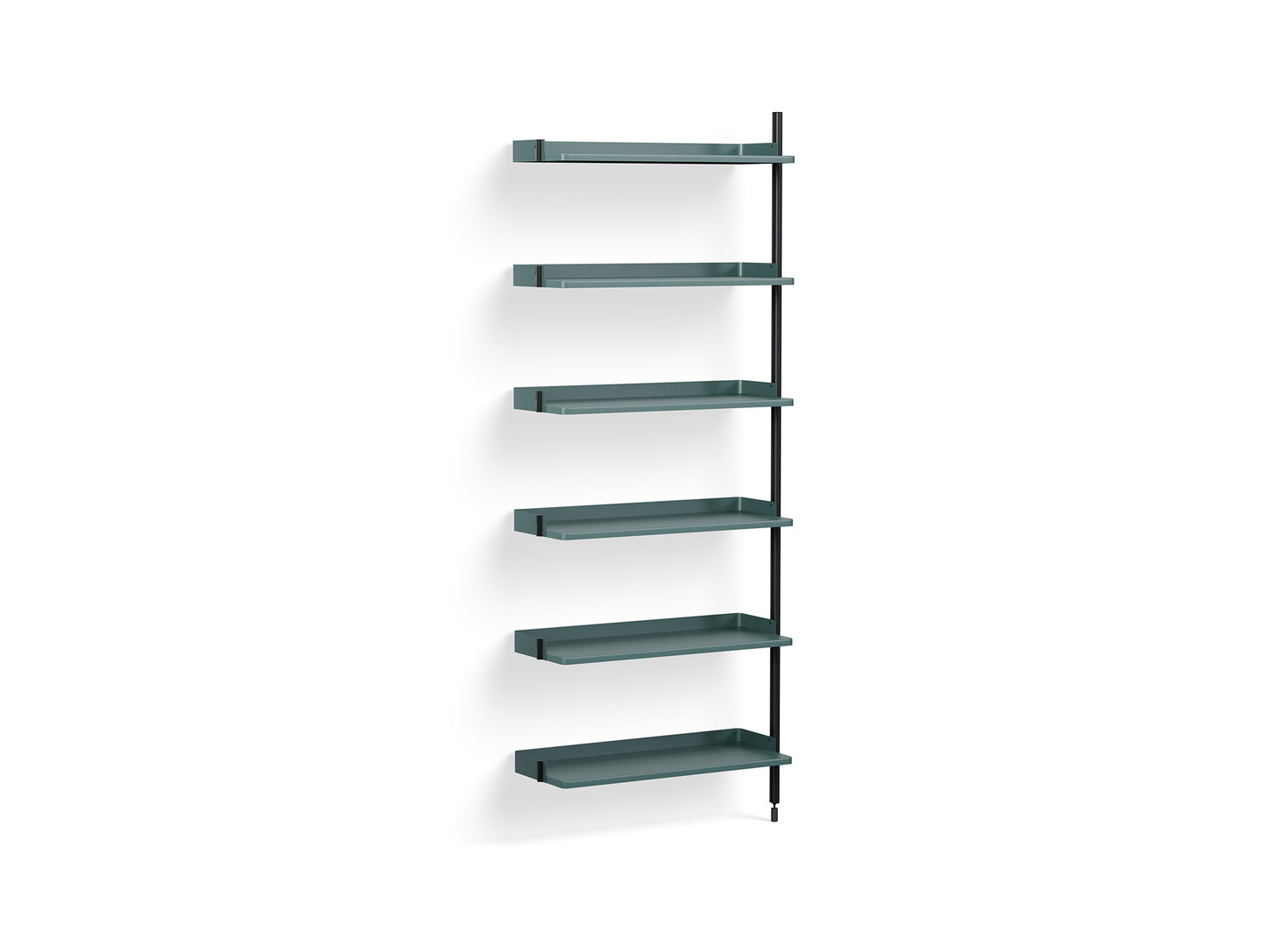 Pier System 100 Add-ons by HAY - Black Anodised Aluminium Uprights / PS Blue