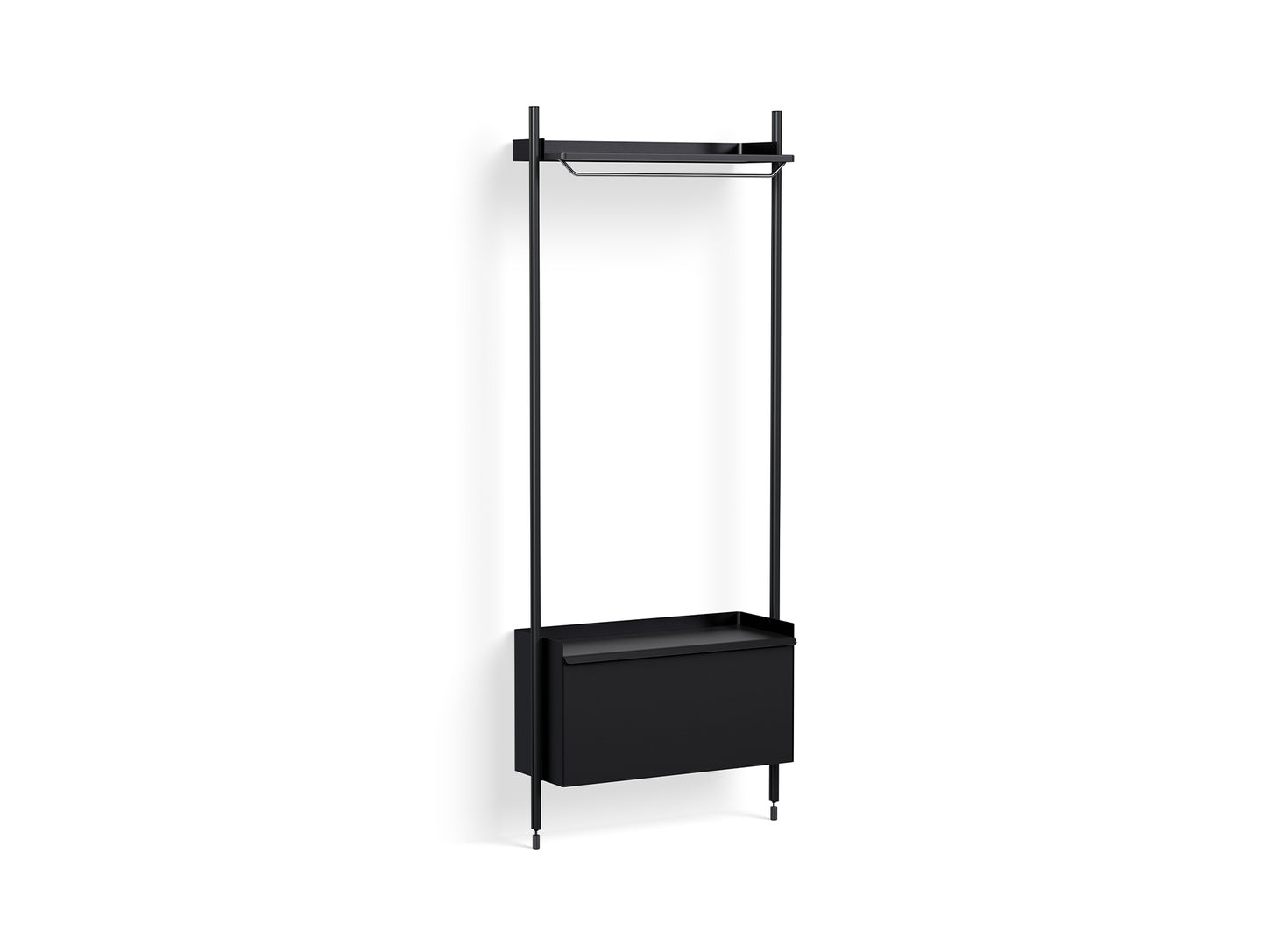 Pier System 1001 by HAY - Black Anodised Aluminium Uprights / PS Black