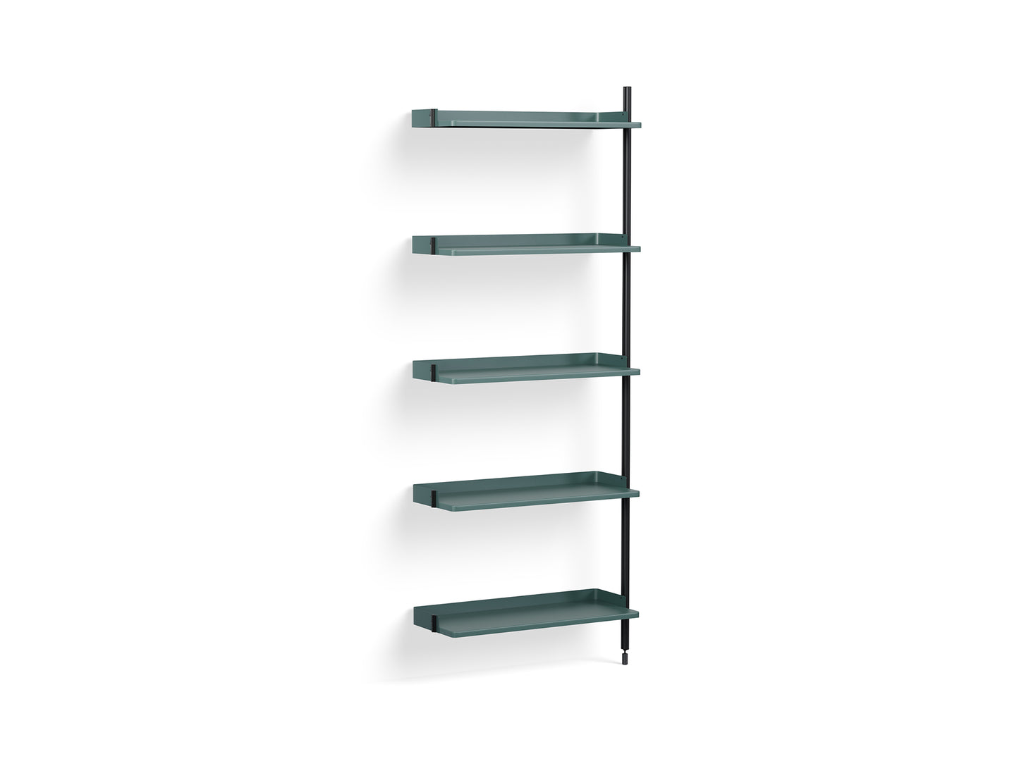 Pier System 110 Add-ons by HAY - Black Anodised Aluminium Uprights / PS Blue 