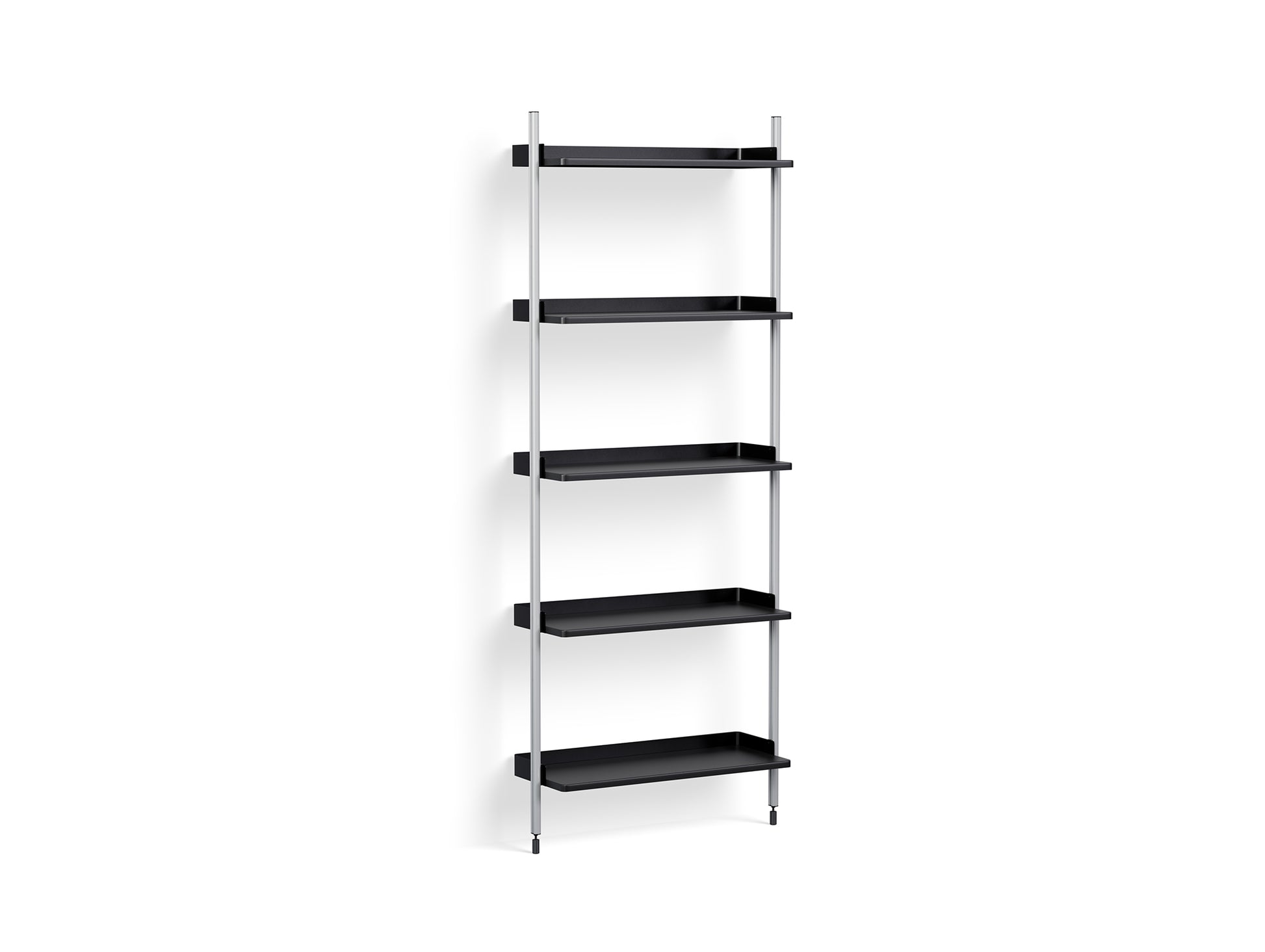 Pier System 111 by HAY -Clear Anodised Aluminium Uprights / PS Black