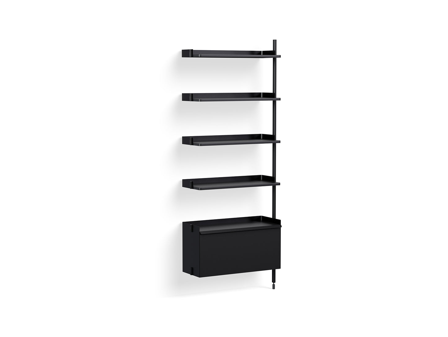 Pier System 120 Add-ons by HAY - Black Anodised Aluminium Uprights / PS Black