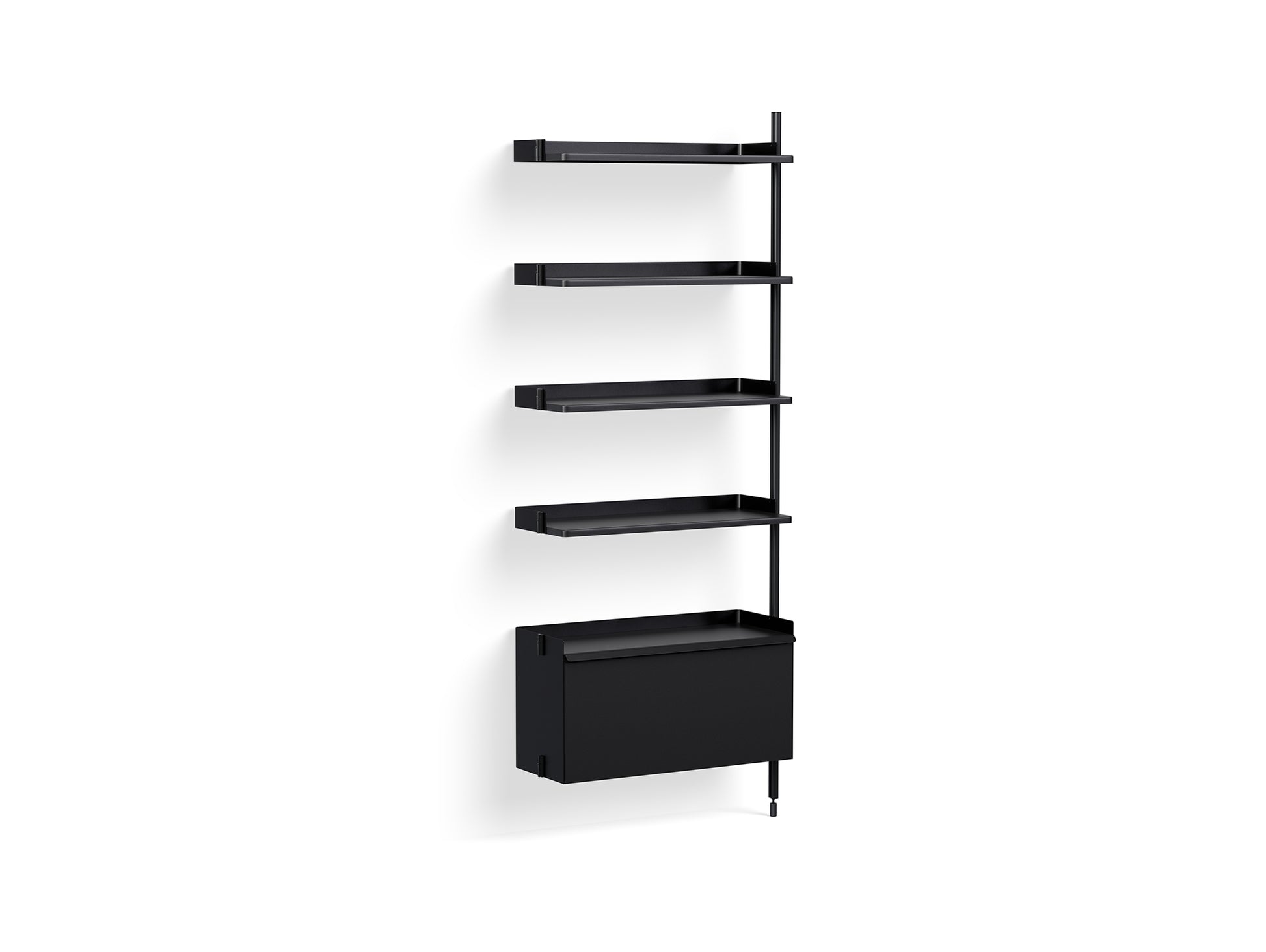 Pier System 120 Add-ons by HAY - Black Anodised Aluminium Uprights / PS Black