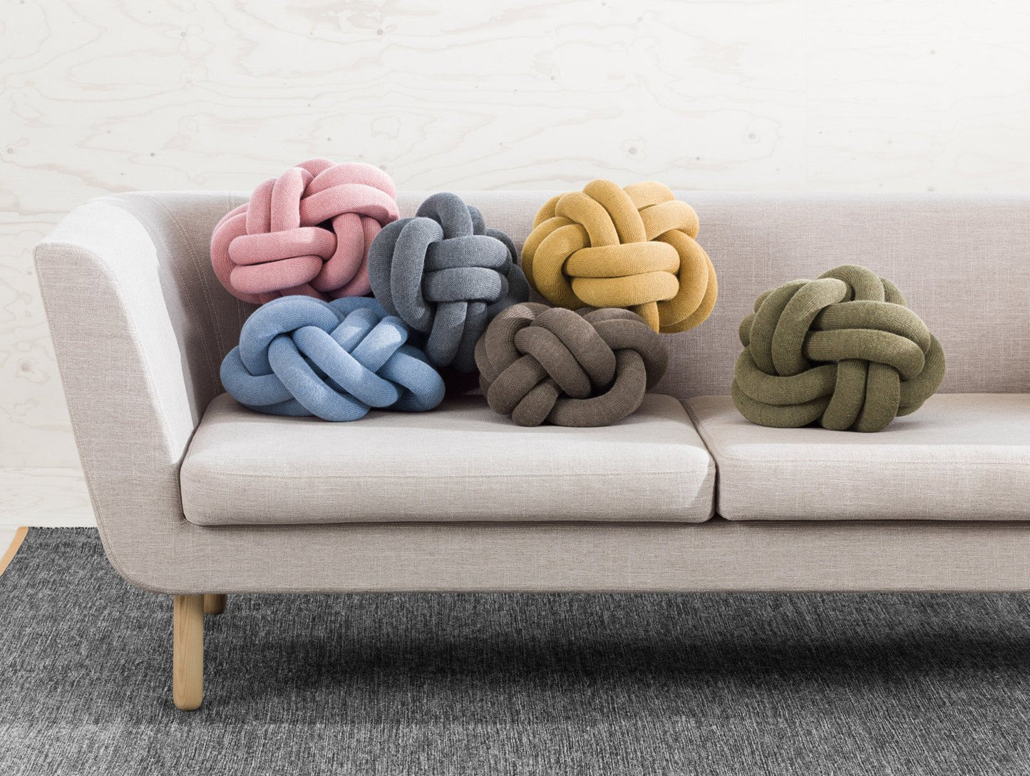 Knot Cushion by Design House Stockholm