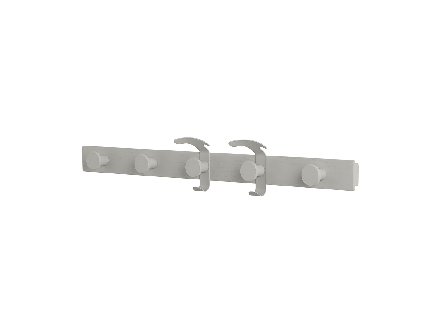 Avail Coat Rack by Muuto - Grey Lacquered Oak / Grey Steel